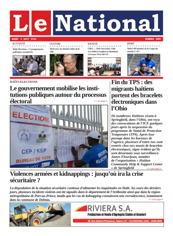 Une de l'édition 2455