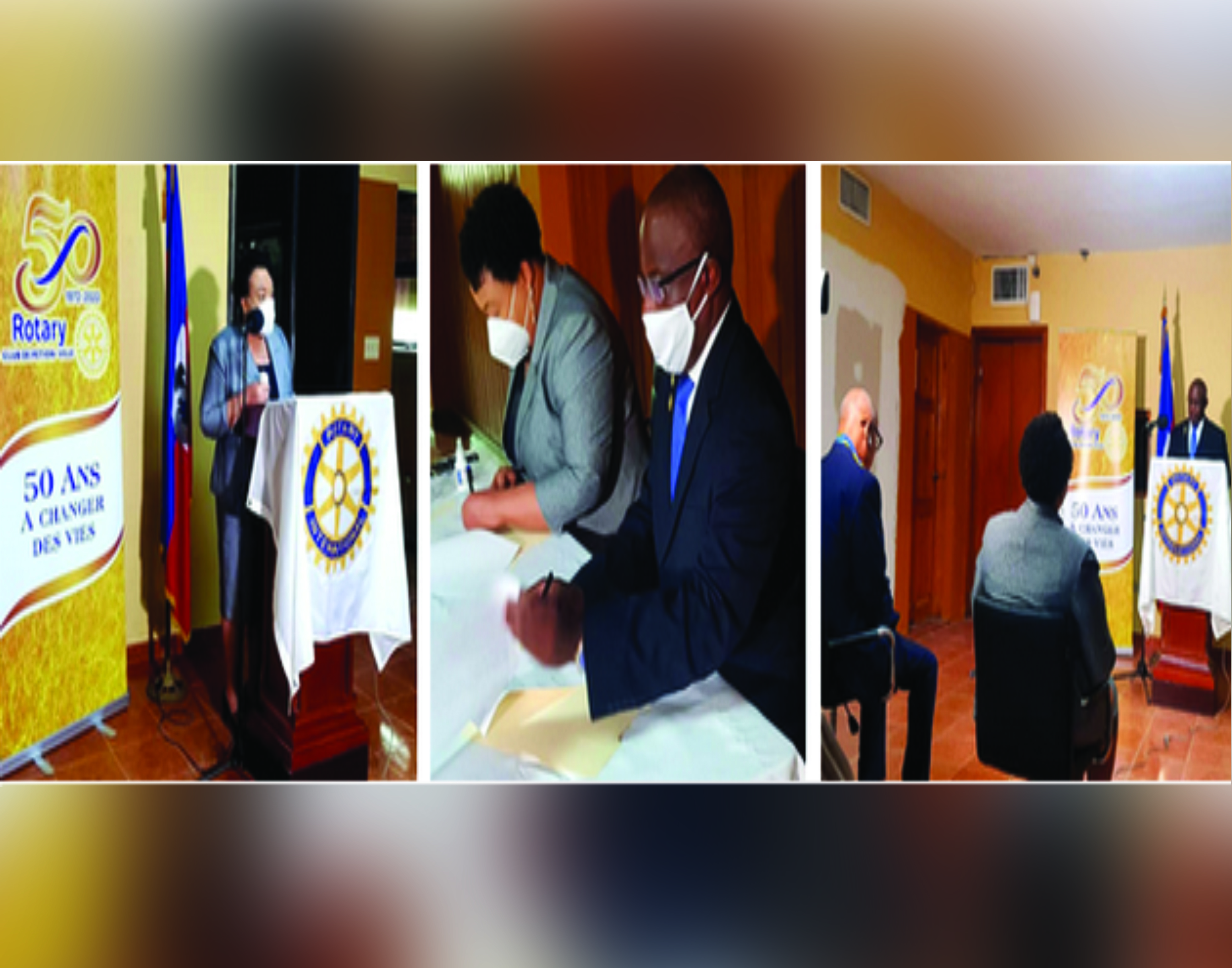 Covid-19 : don de quatre incinérateurs au MSPP par le Rotary club de Pétion-Ville