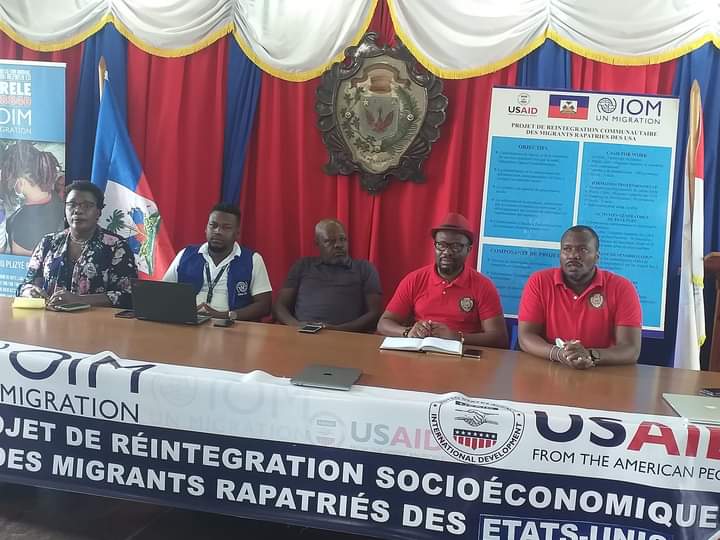Cap-Haïtien : lancement du projet  « Réintégration communautaire des migrants rapatriés des USA »