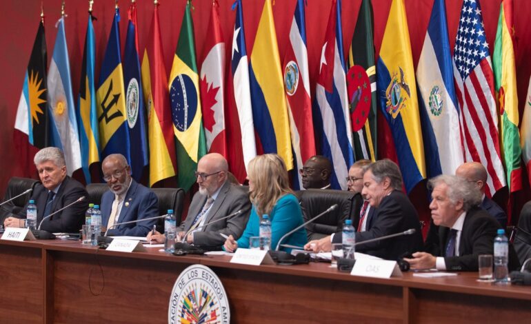 L’OEA adopte une résolution visant à soutenir Haïti