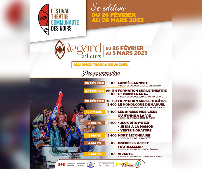 La cité de René Depestre vibre au rythme de la cinquième édition du Festival de théâtre communauté des Noirs