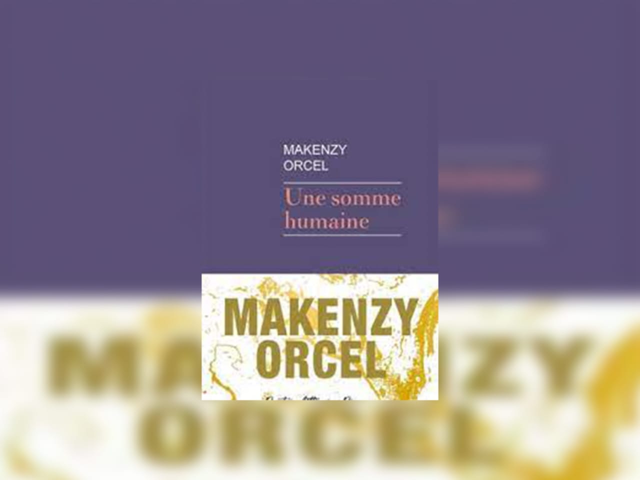 « Une somme humaine » de Makenzy Orcel en lice pour le Prix Carbet de la Caraïbe 2023