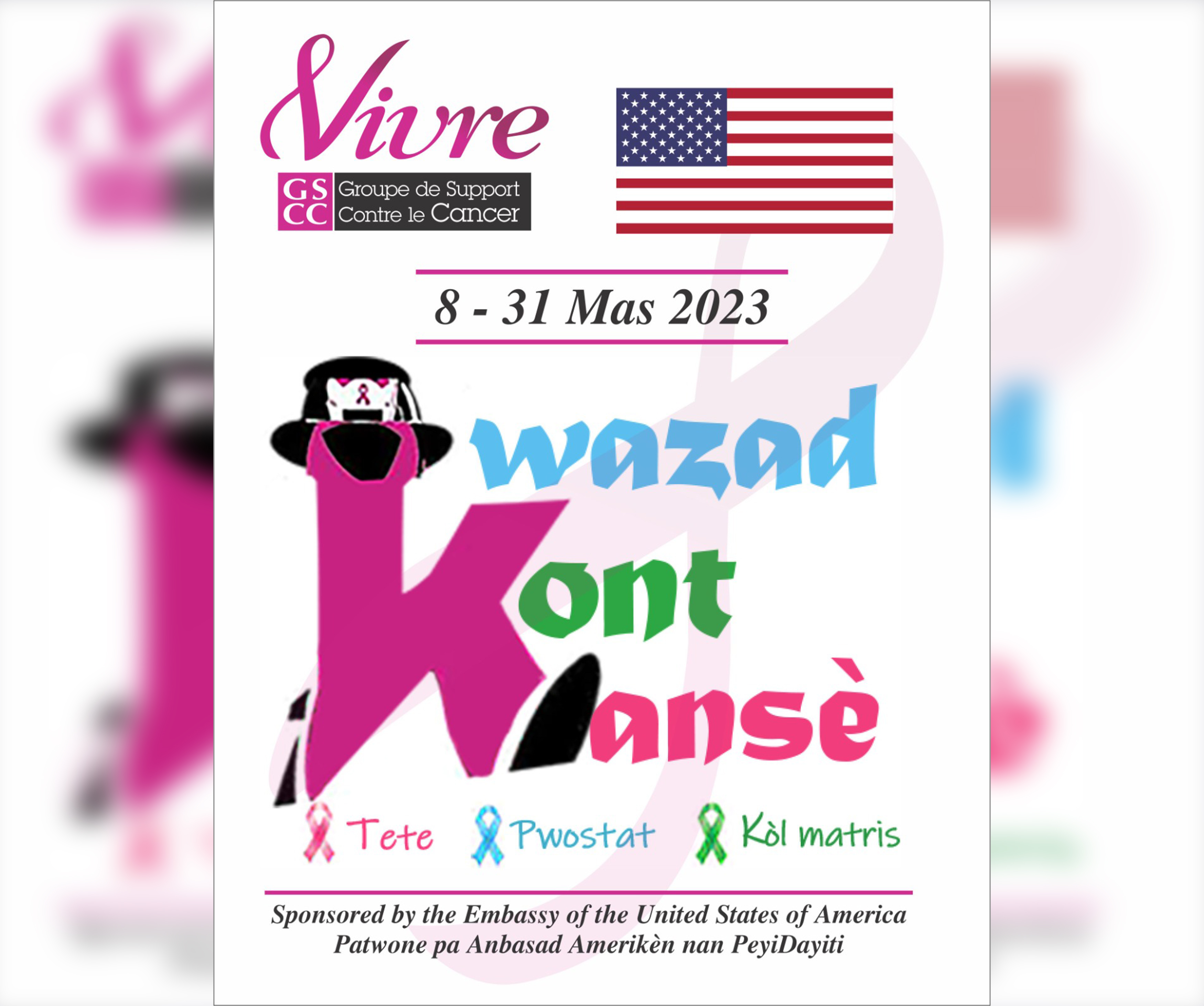 «Kwazad kont kansè», le GSCC ne lâche pas son bâton de pèlerinage