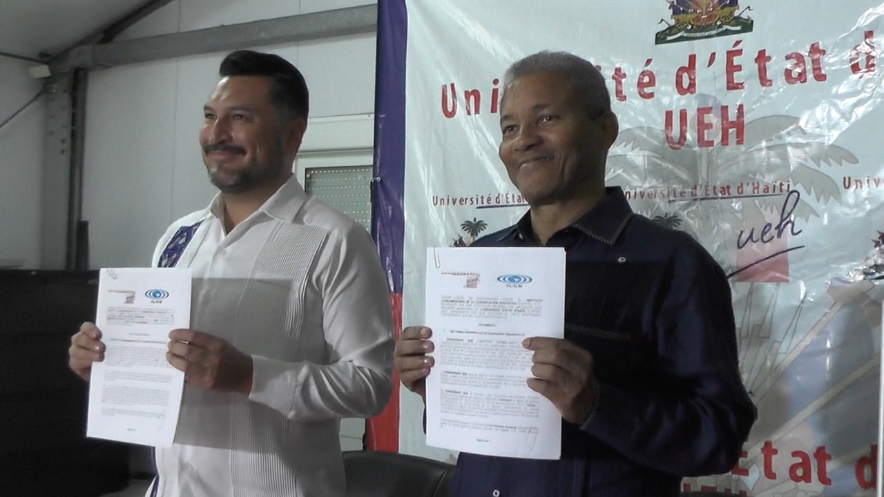 Signature d’un protocole d’accord entre l’Université d’État d’Haïti et l’institut latino-américaine de Communication