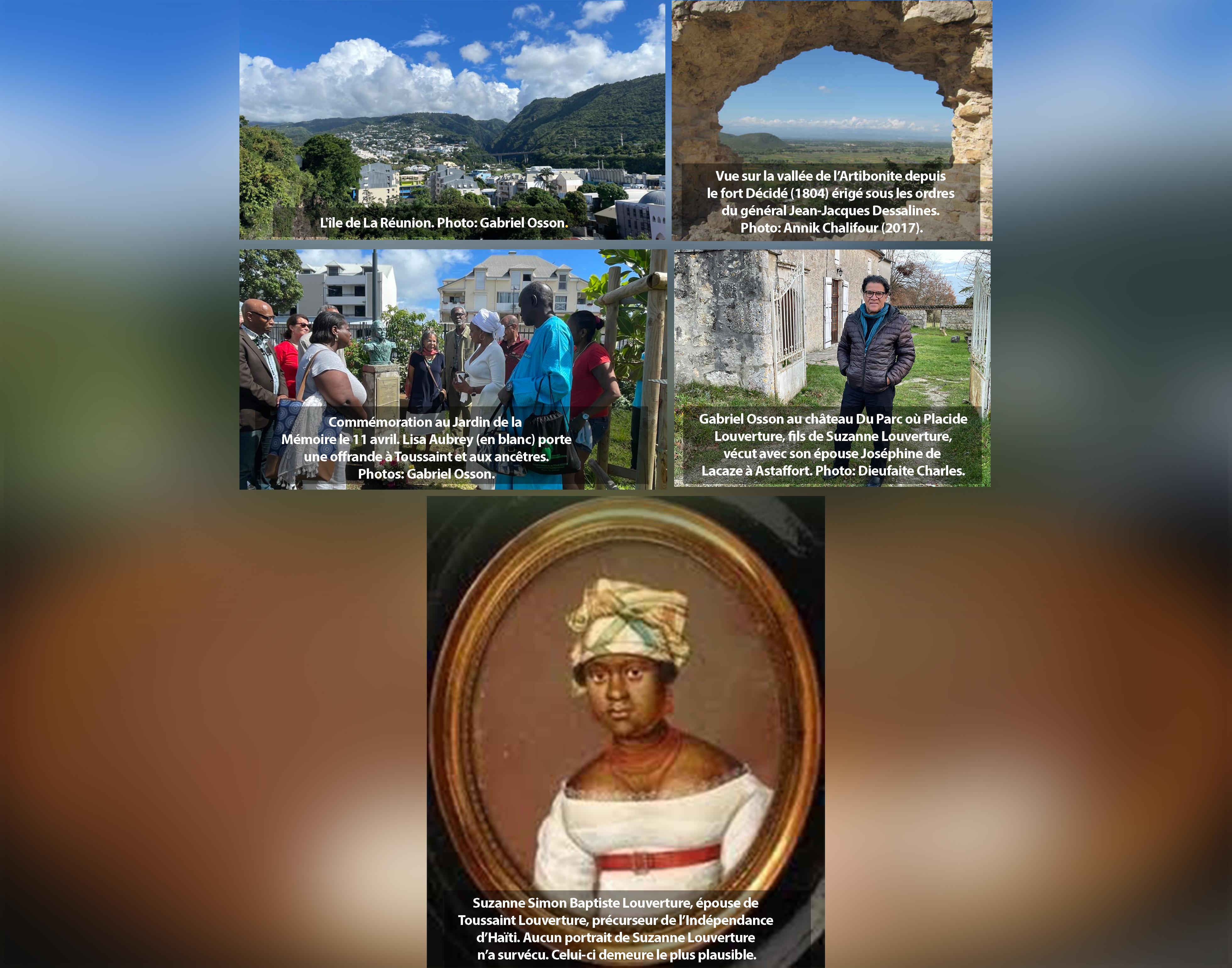 Histoire de l’indépendance d’Haïti: Gabriel Osson à l’île de La Réunion Projet de roman sur Suzanne Louverture