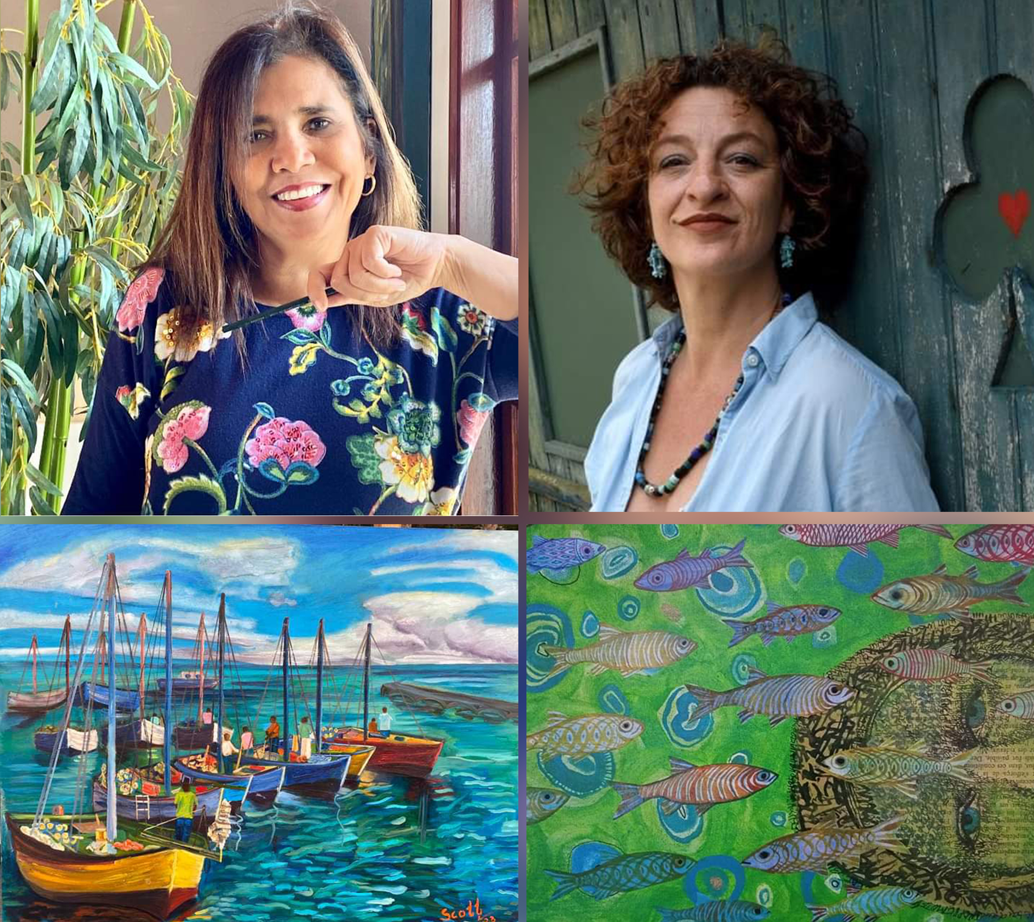 Femmes peintres: quand Rachelle Scott et Pascale Monnin visitent la mer
