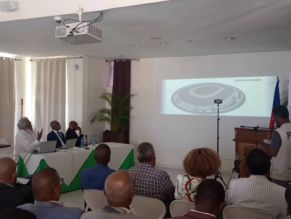 La construction du nouveau stade, un projet que tous les Haïtiens devraient embrasser, selon Pierre-Paul Patrice Dumont, initiateur de la fondation « Toup pou yo »
