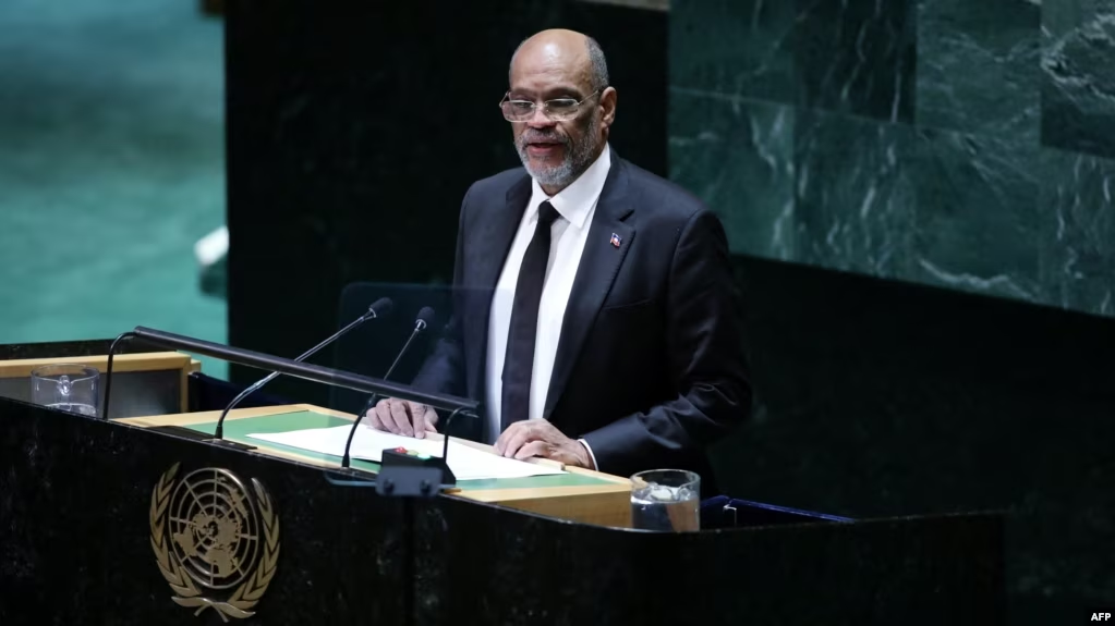 À la tribune de l'ONU, le Premier ministre, Ariel Henry, réitère sa demande pour une intervention militaire en Haïti
