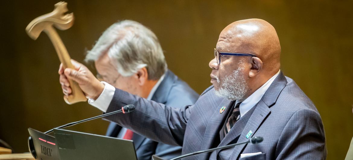 Climat : « Notre planète est assiégée », martèle le Président de l’Assemblée générale à la clôture du débat général