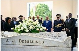 Commémoration du 220e anniversaire de l'indépendance d'Haïti