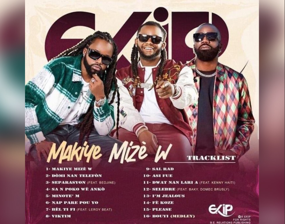 «  Makiye Mizè m » le deuxième album du groupe Ekip