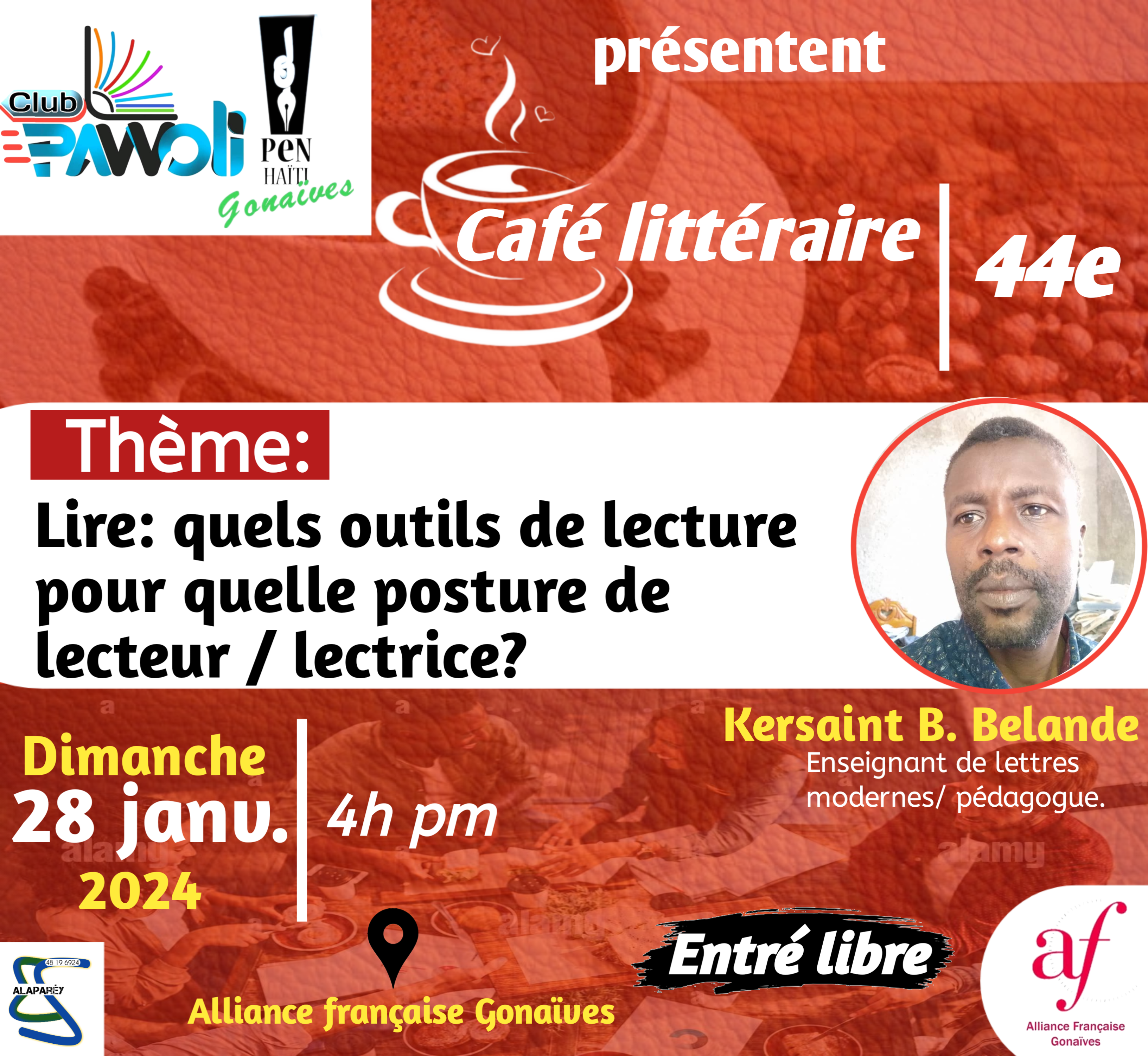 La 44e édition du Café littéraire met la lecture au centre des débats