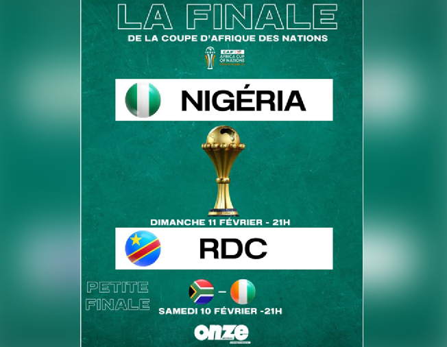 La finale opposera le Nigéria face au pays hôte la Cote-d’Ivoire
