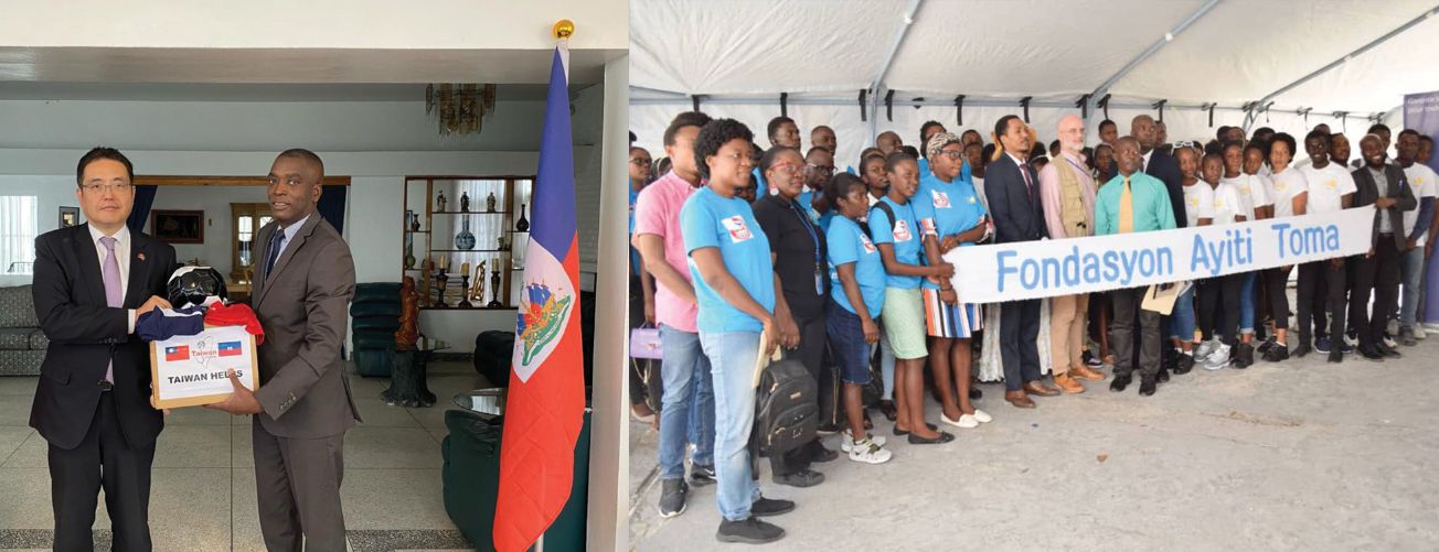 L'ONASH et l'Ambassade de Taiwan en Haïti fournissent des équipements sportifs à plus d'une cinquantaine de formateurs