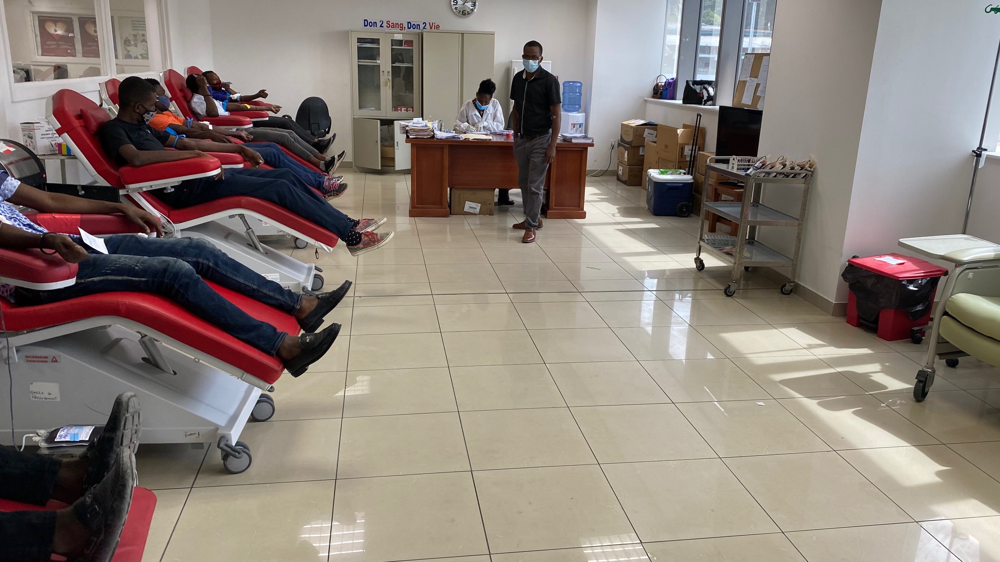 Journée de collecte de sang organisée par «Konbit san pou san»