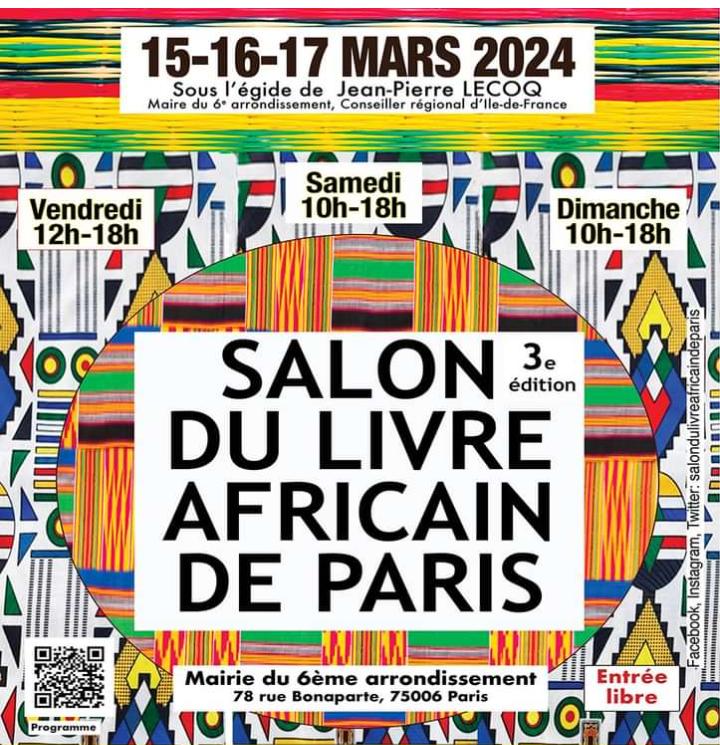 Le poète et éditeur haïtien Rodney Saint Eloi au Salon du livre africain de Paris
