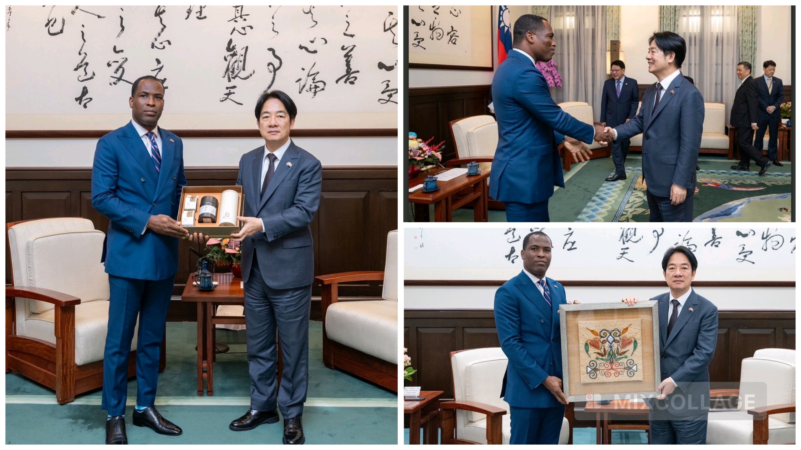 Rencontre officielle entre l'ambassadeur Roudy Stanley Penn et le président taïwanais Lai Ching-te
