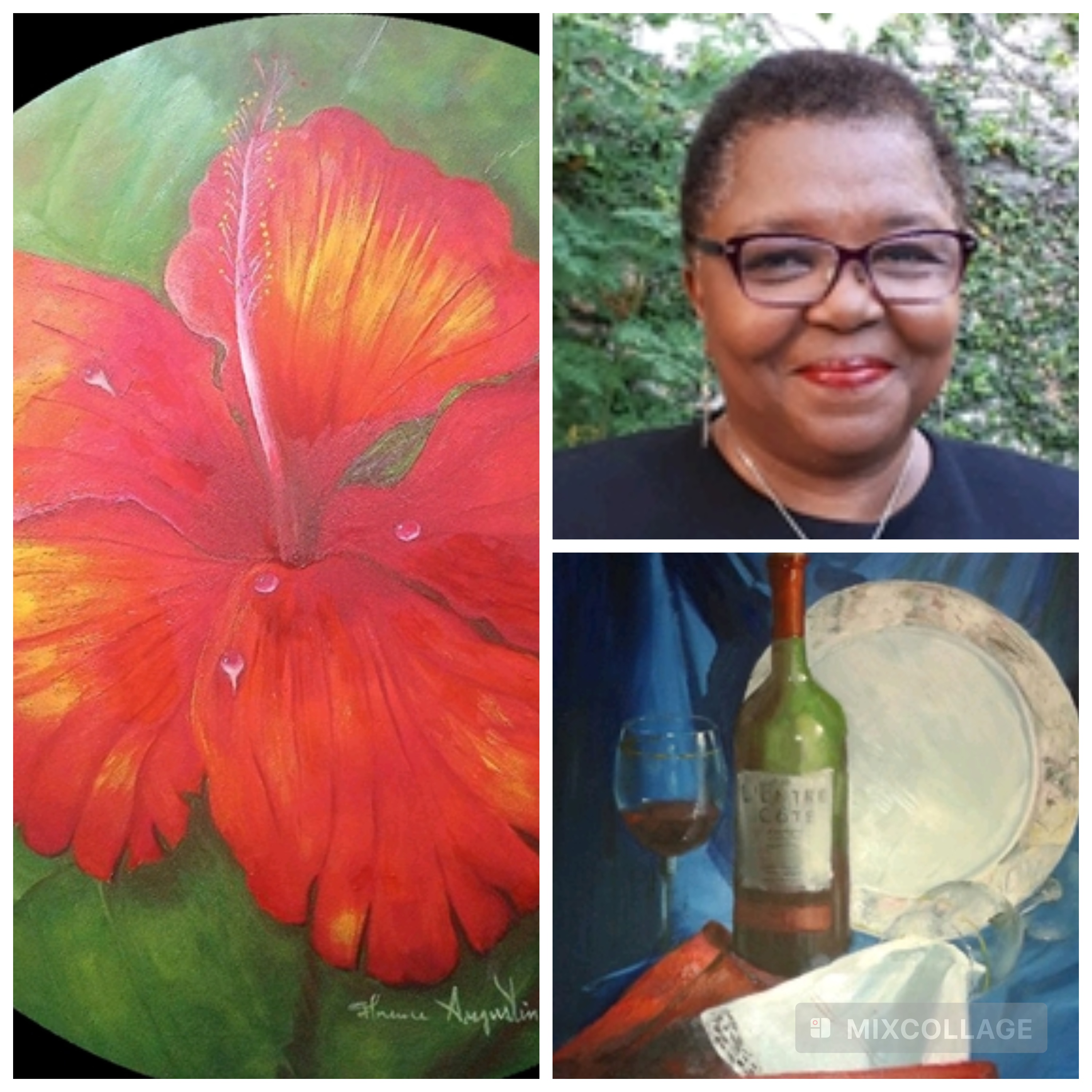 Florence Augustin, plus qu’une simple femme peintre explorant la flore !