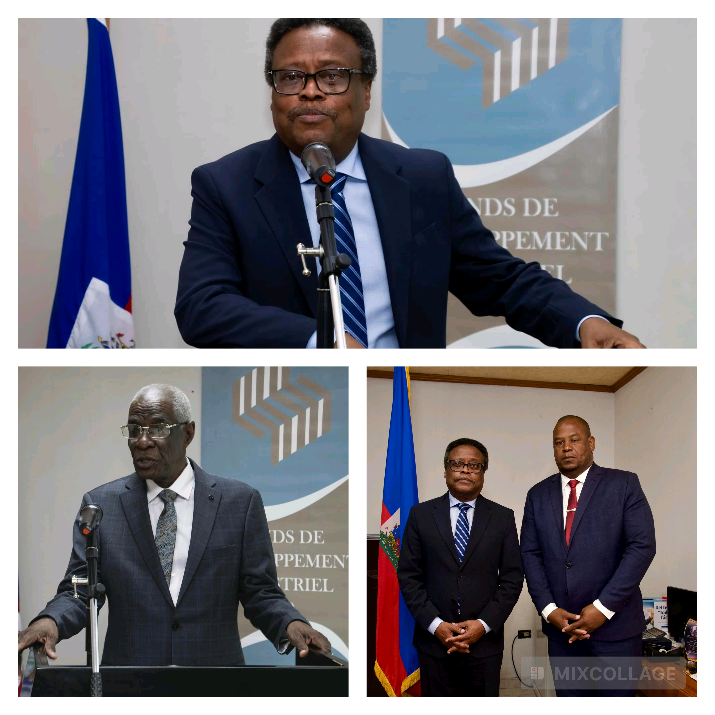 Le conseiller présidentiel Fritz Alphonse Jean  visite  la SONAPI et le FDI