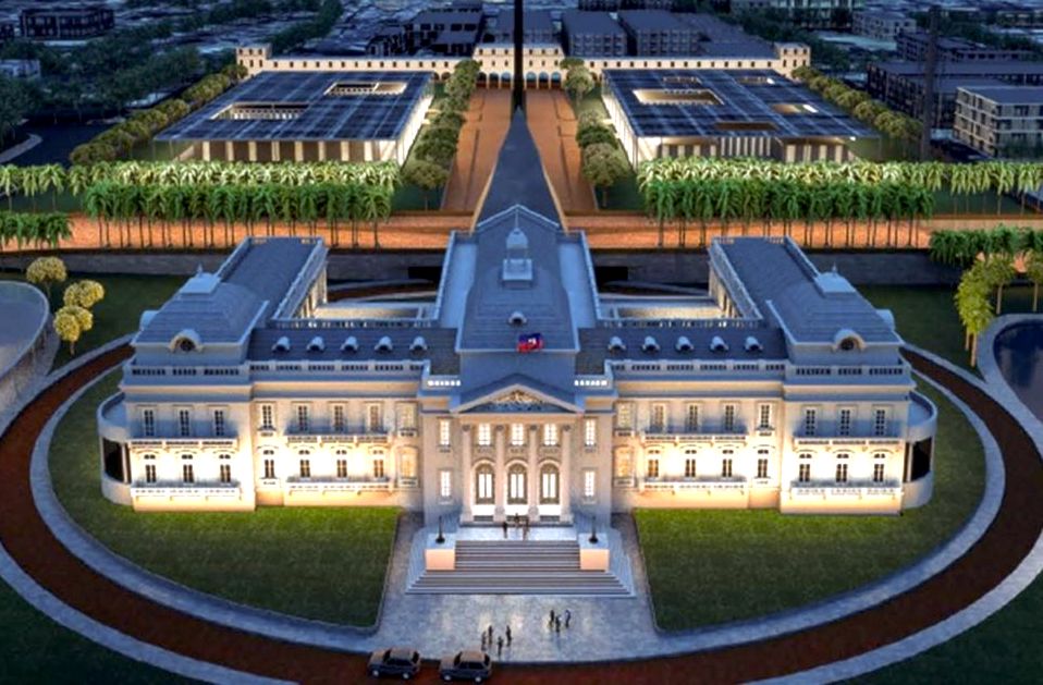Reconstruction du palais national en Haïti: 112+14 = Raco Déco !