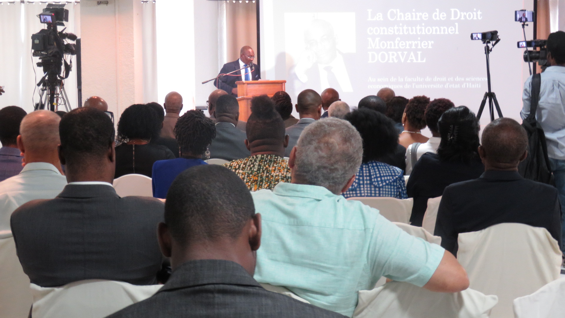 Lancement de la chaire Monferrier Dorval à l'UEH