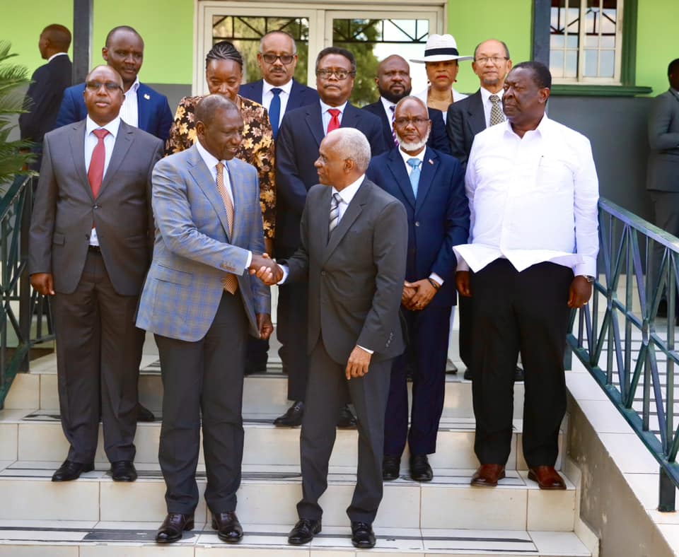 Visite du président kenyan William Ruto en Haïti