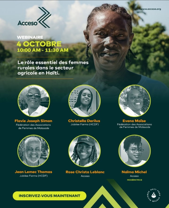 Accesco Haïti : Célébration du rôle essentiel des femmes rurales dans l'agriculture