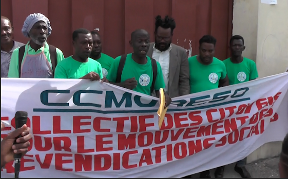 Protestation contre la suppression éventuelle du programme de restauration communautaire