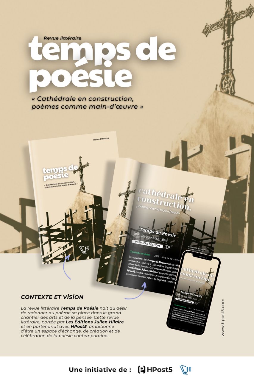 Lancement de la revue littéraire temps de poésie : une construction collective du sens et de la beauté poétique