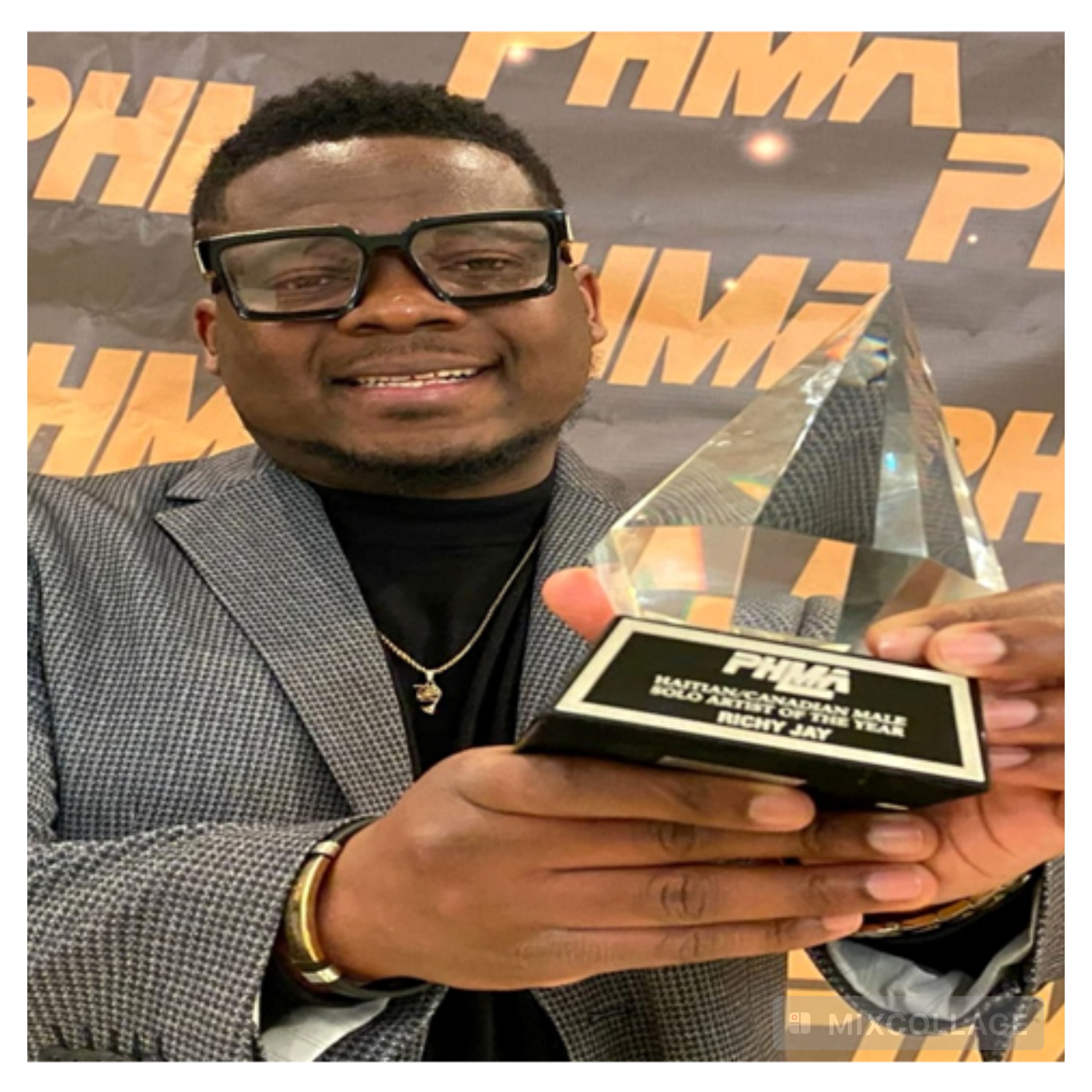 Richy Jay récipiendaire du prix « Artiste haïtien/canadien » de l'année 2024 au Prestigious Haitian Music Awards de Miami