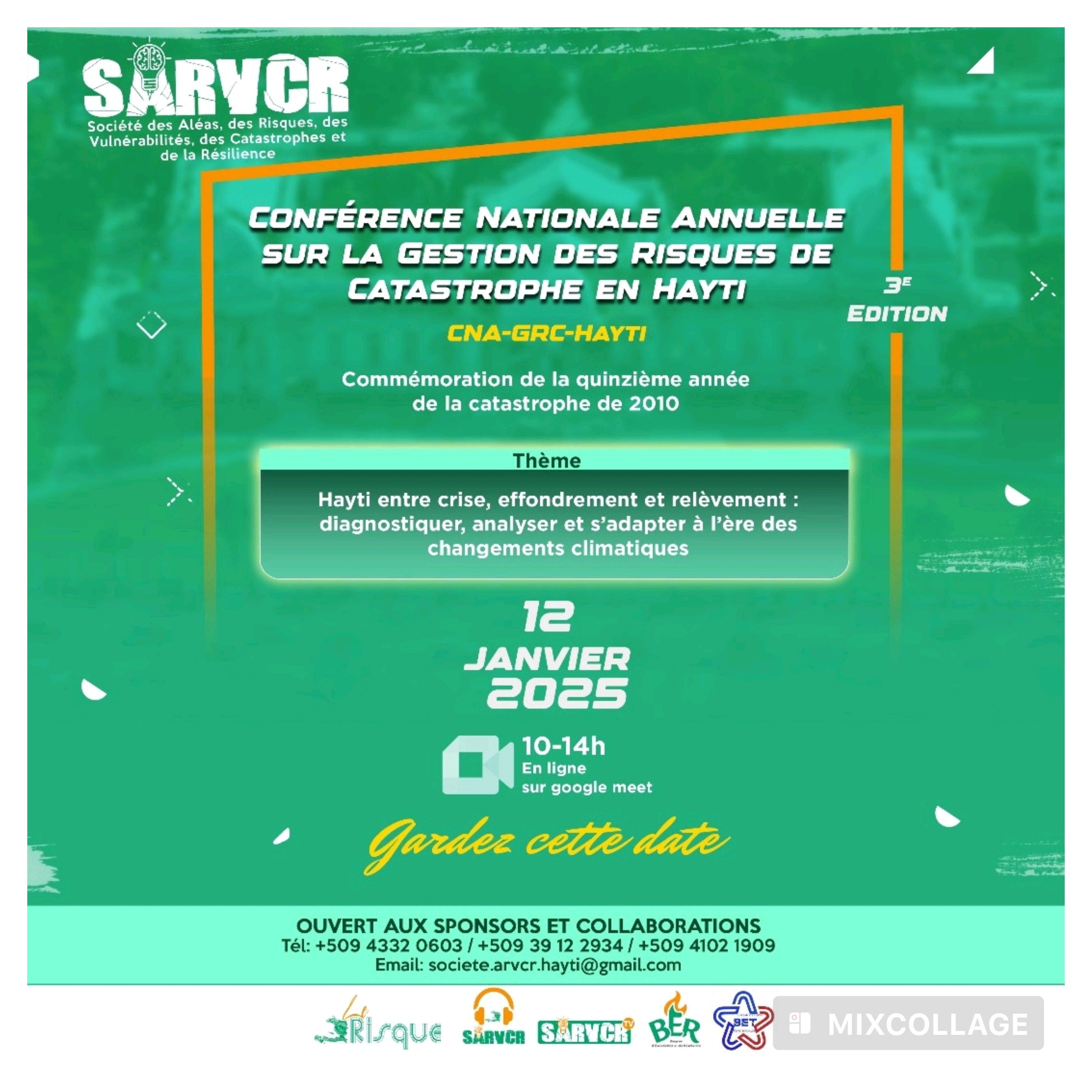La conférence nationale annuelle sur la gestion des risques de catastrophe en Hayti (CNA-GRC-Hayti), une contribution au renforcement de la résilience du pays