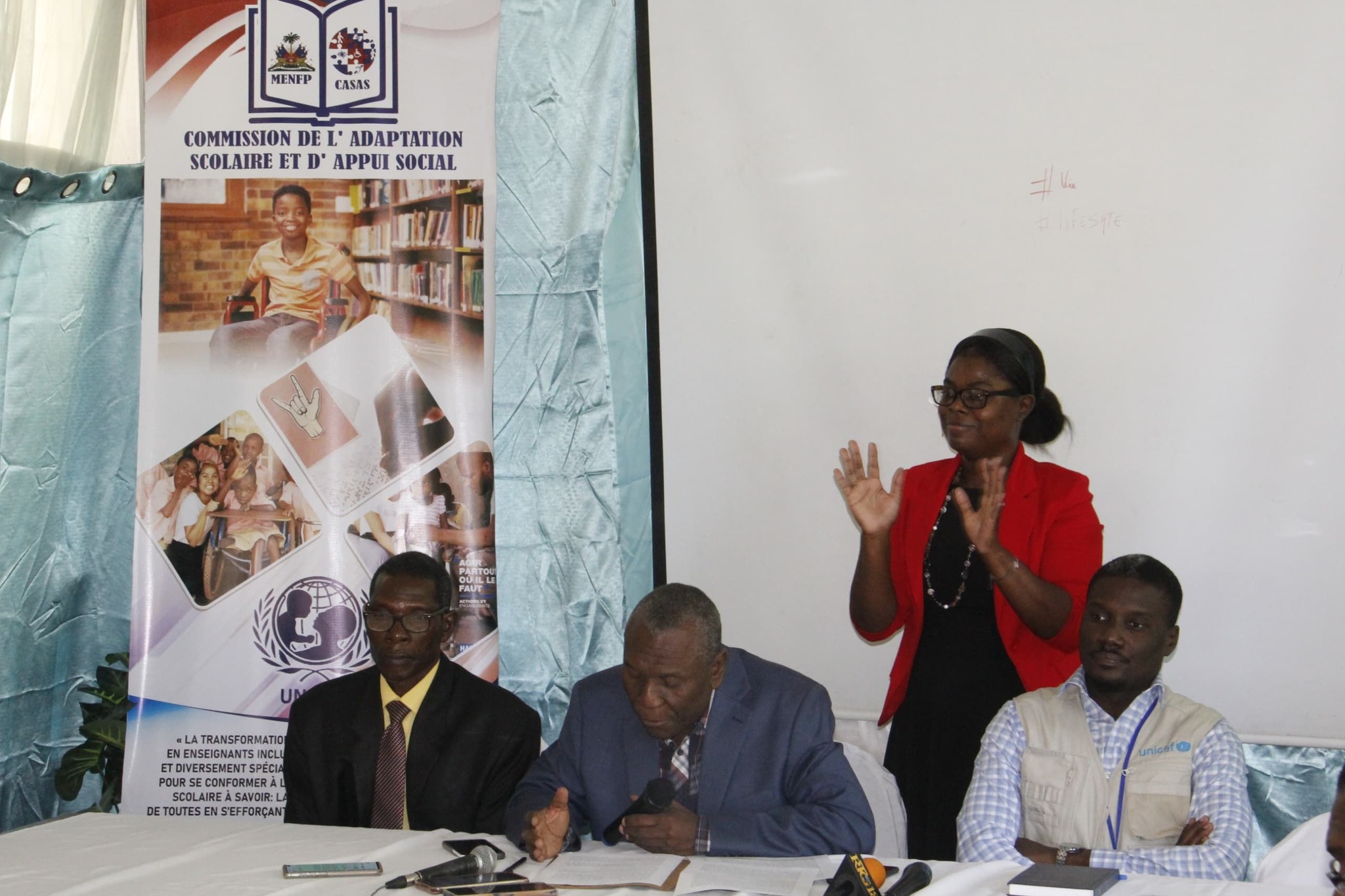 Atelier de bilan sur l’éducation inclusive en Haïti