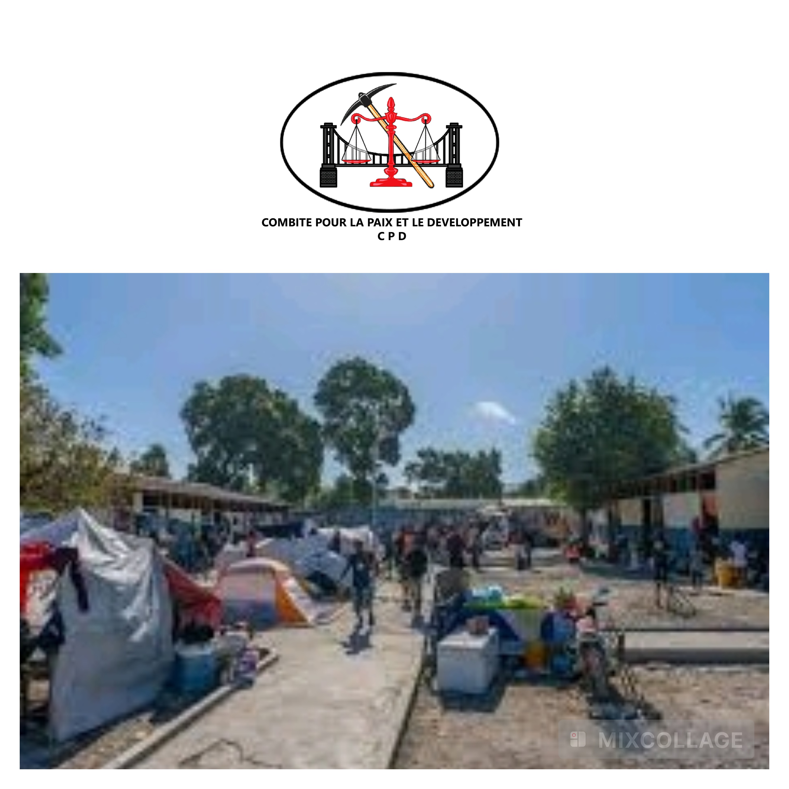 «88% des Personnes déplacées internes (PDI) affirment n’être pas en sécurité dans les camps », révèle une enquête du CPD