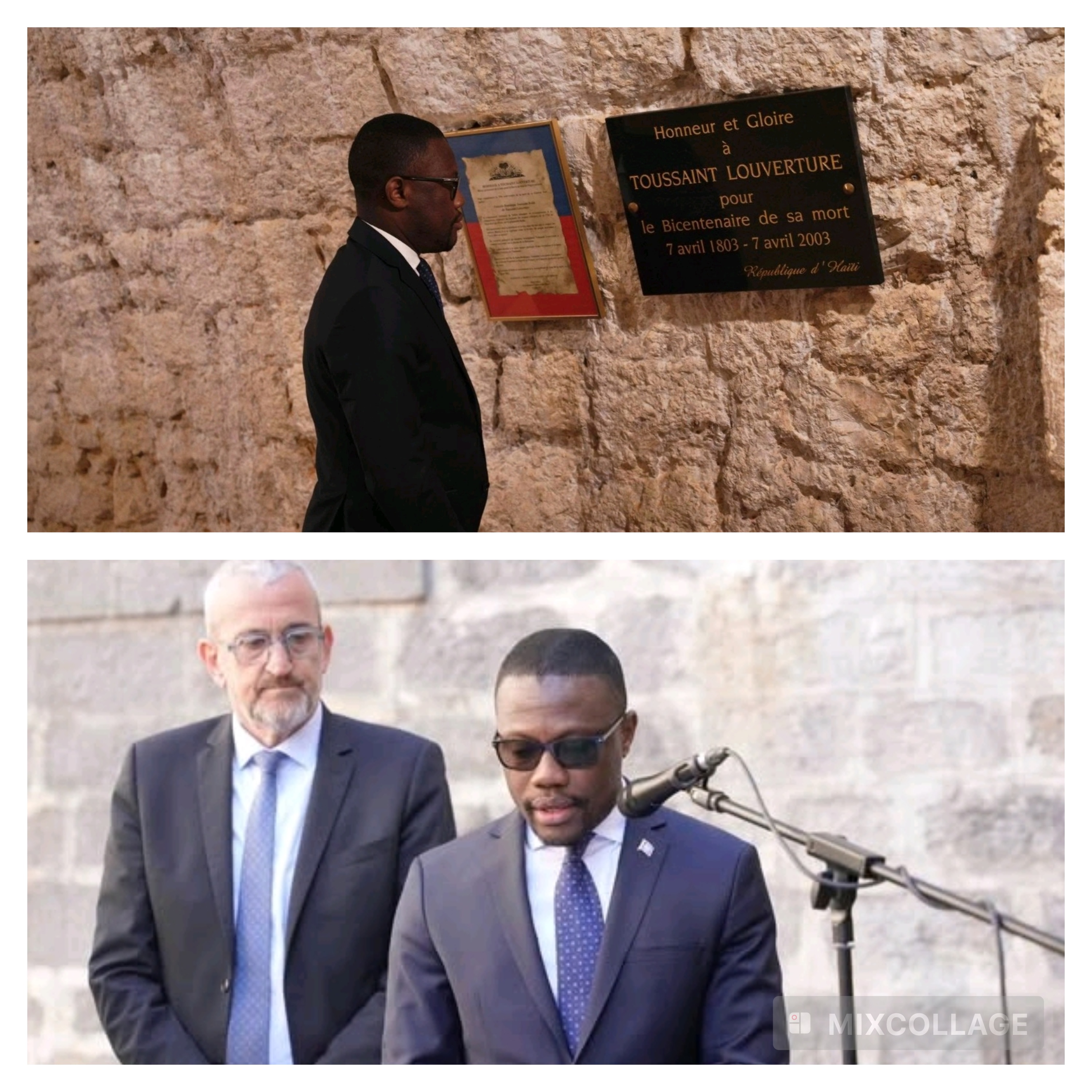 L’Ambassade d’Haïti en France rend hommage à Toussaint Louverture au Château de Joux