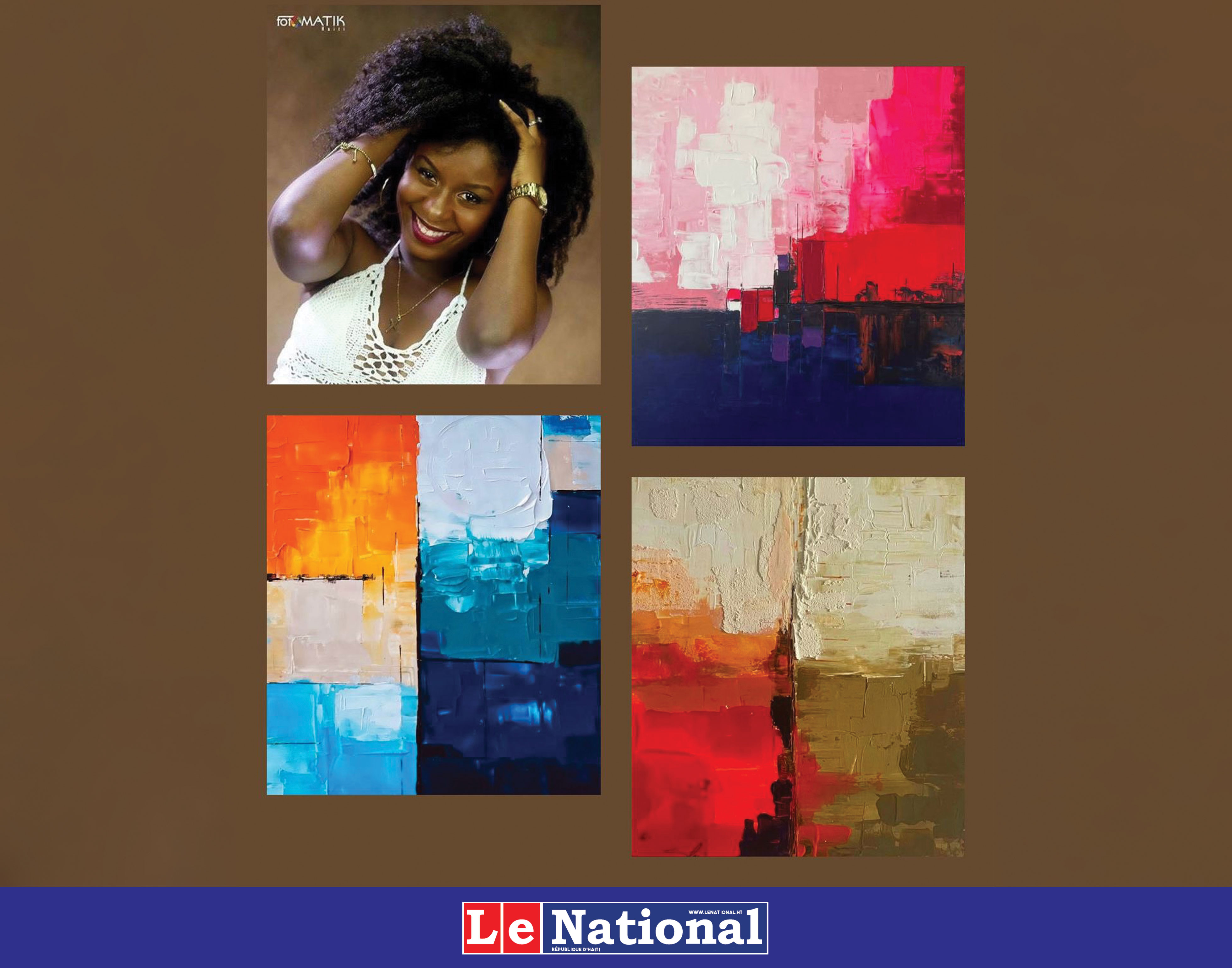 La passion qui guide les pinceaux de Sherlyne Volel