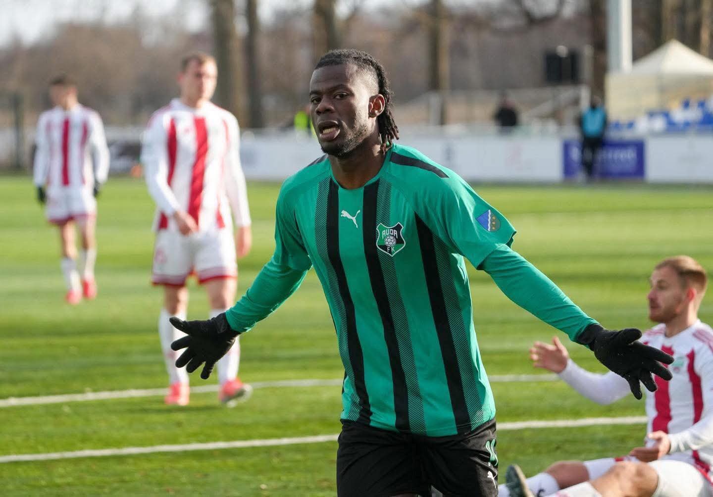 Stevenson Jeudy contribué à la victoire du FK Auda