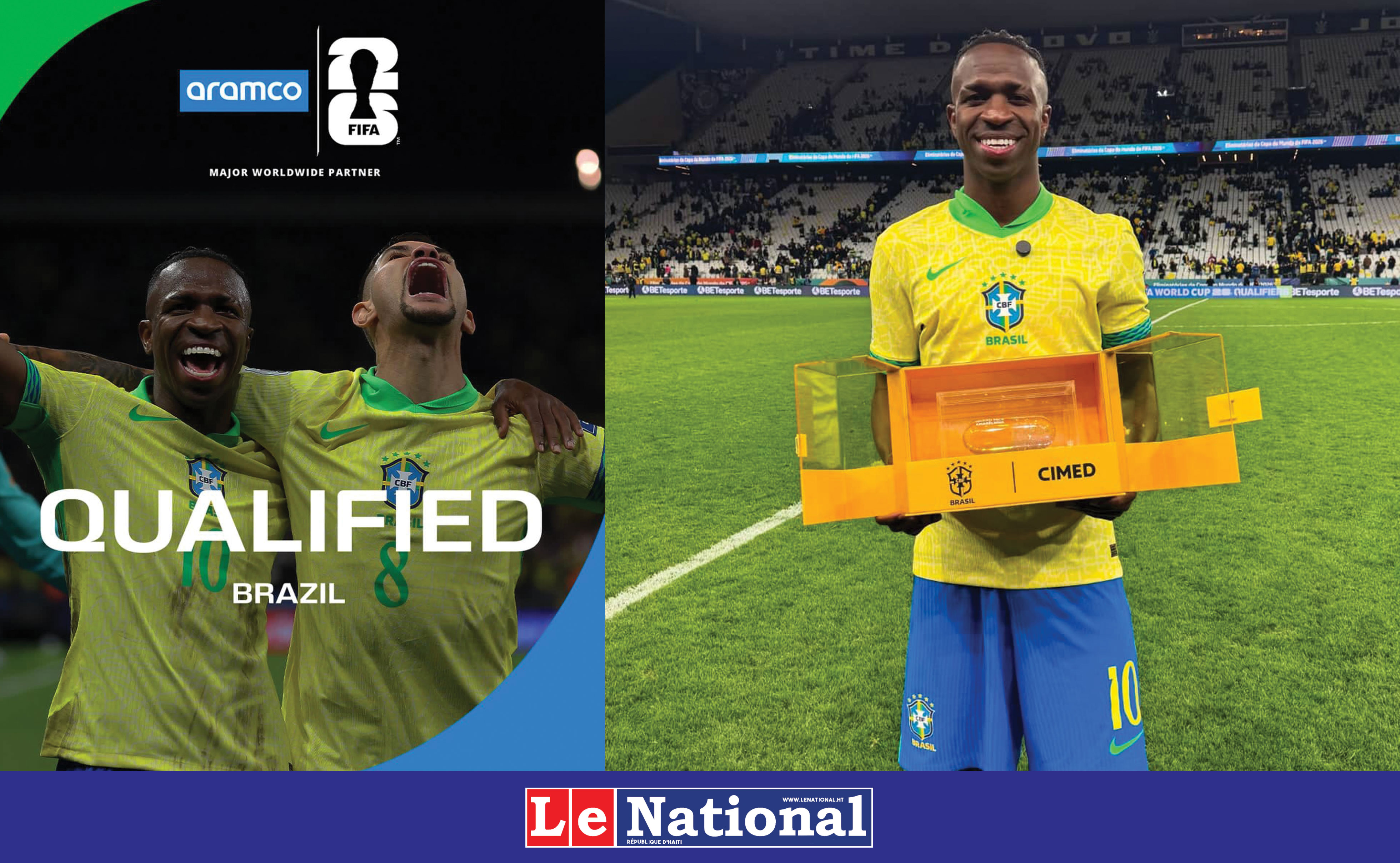 Le Brésil participera à la 23e édition de la Coupe du Monde 2026 !