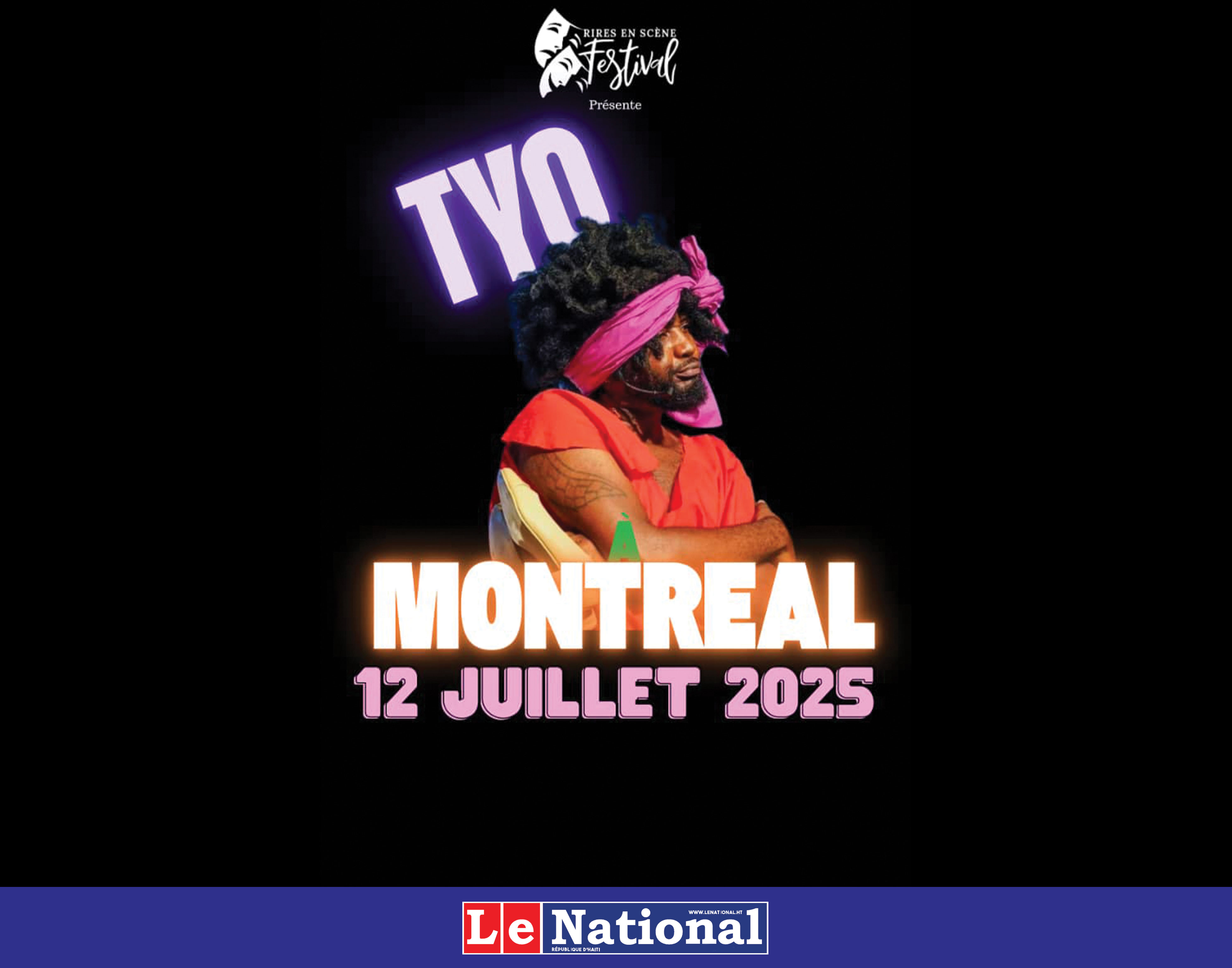Montréal accueille la première édition du festival Rires en Scène, le 12 juillet 2025