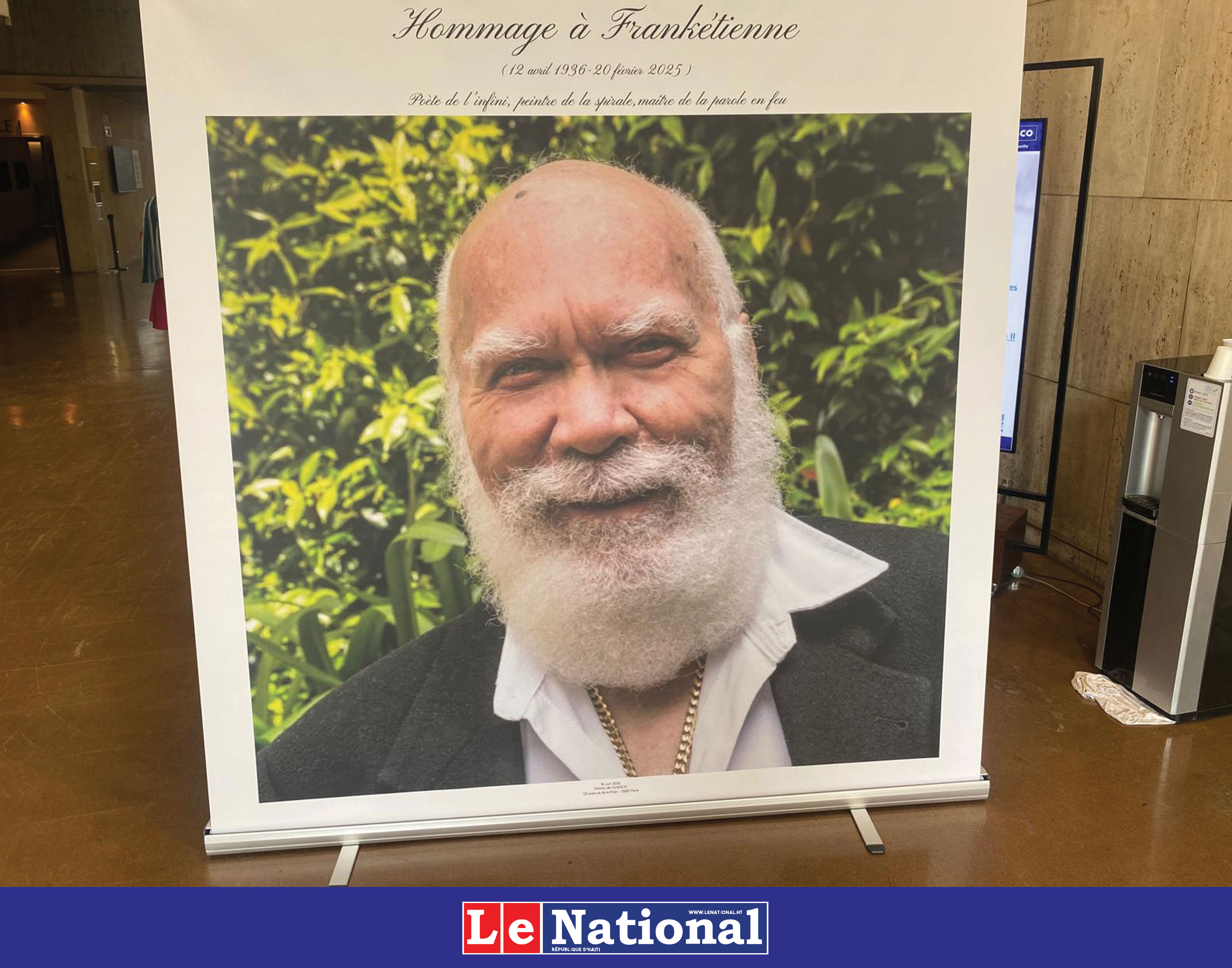 Émouvant hommage à Franckétienne à l’UNESCO