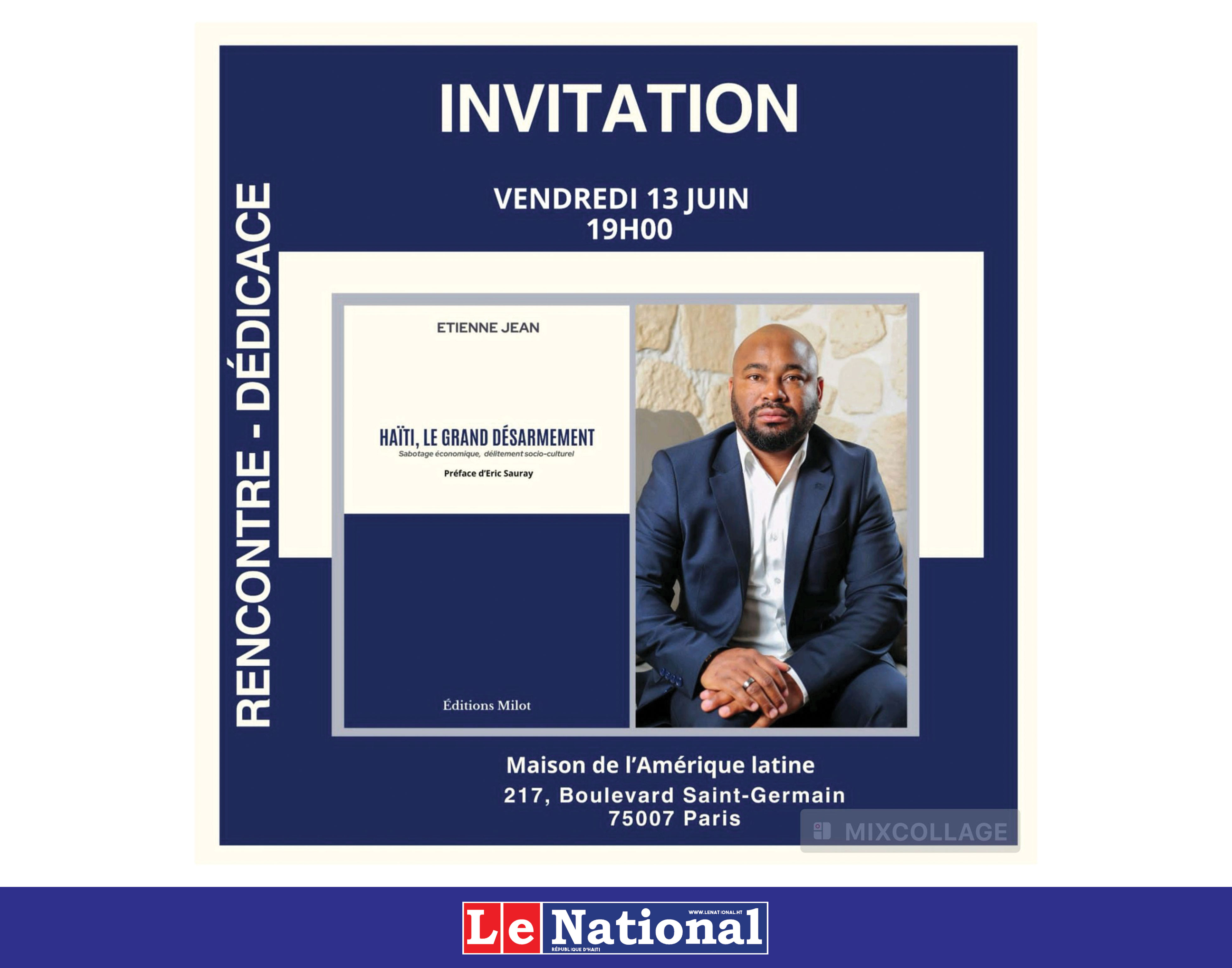 Étienne Jean fait l’anatomie d’un peuple désarmé face à ses propres démissions