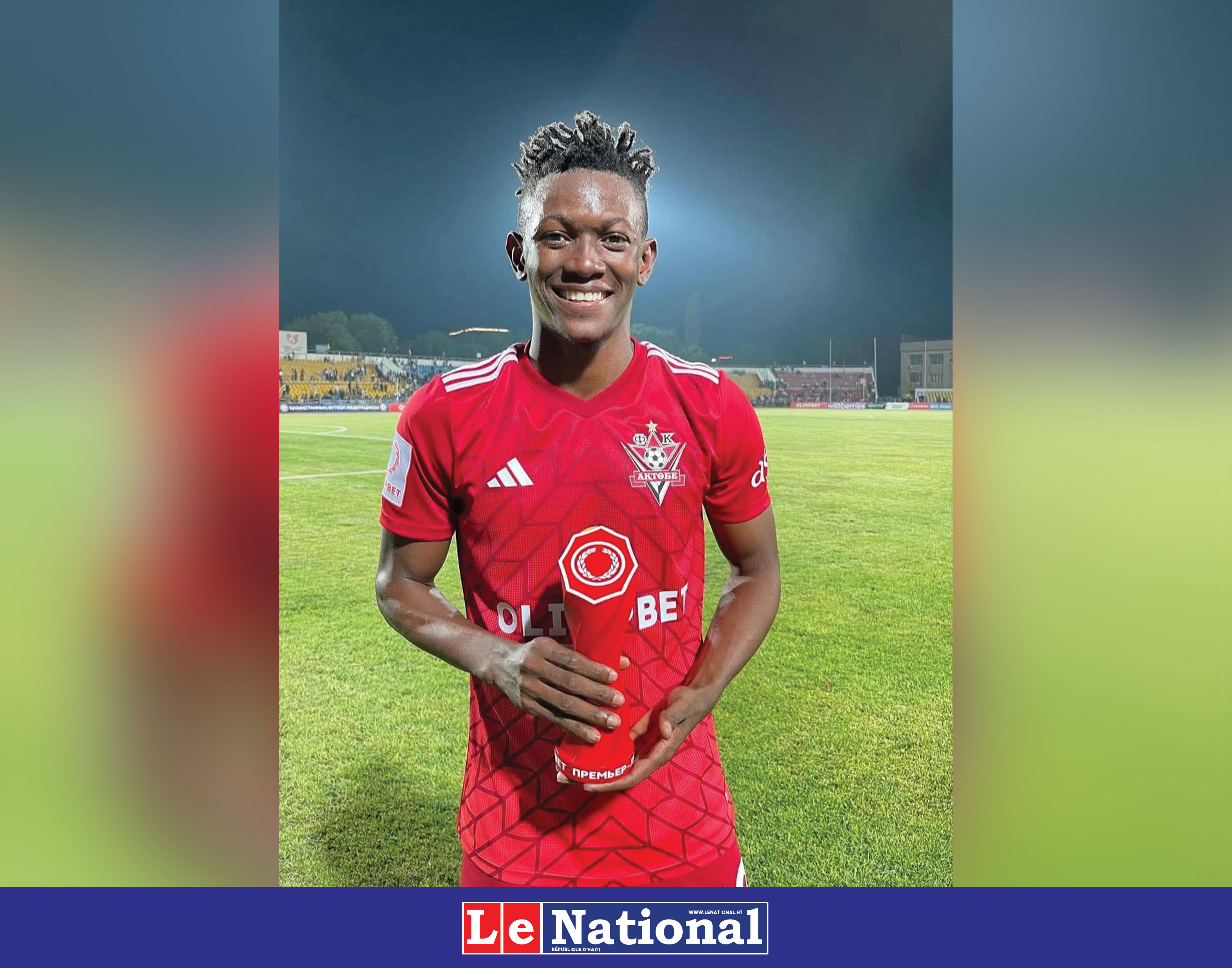 L’attaquant haïtien Jayro H. Jean offre la victoire à son club FK Aktobe !