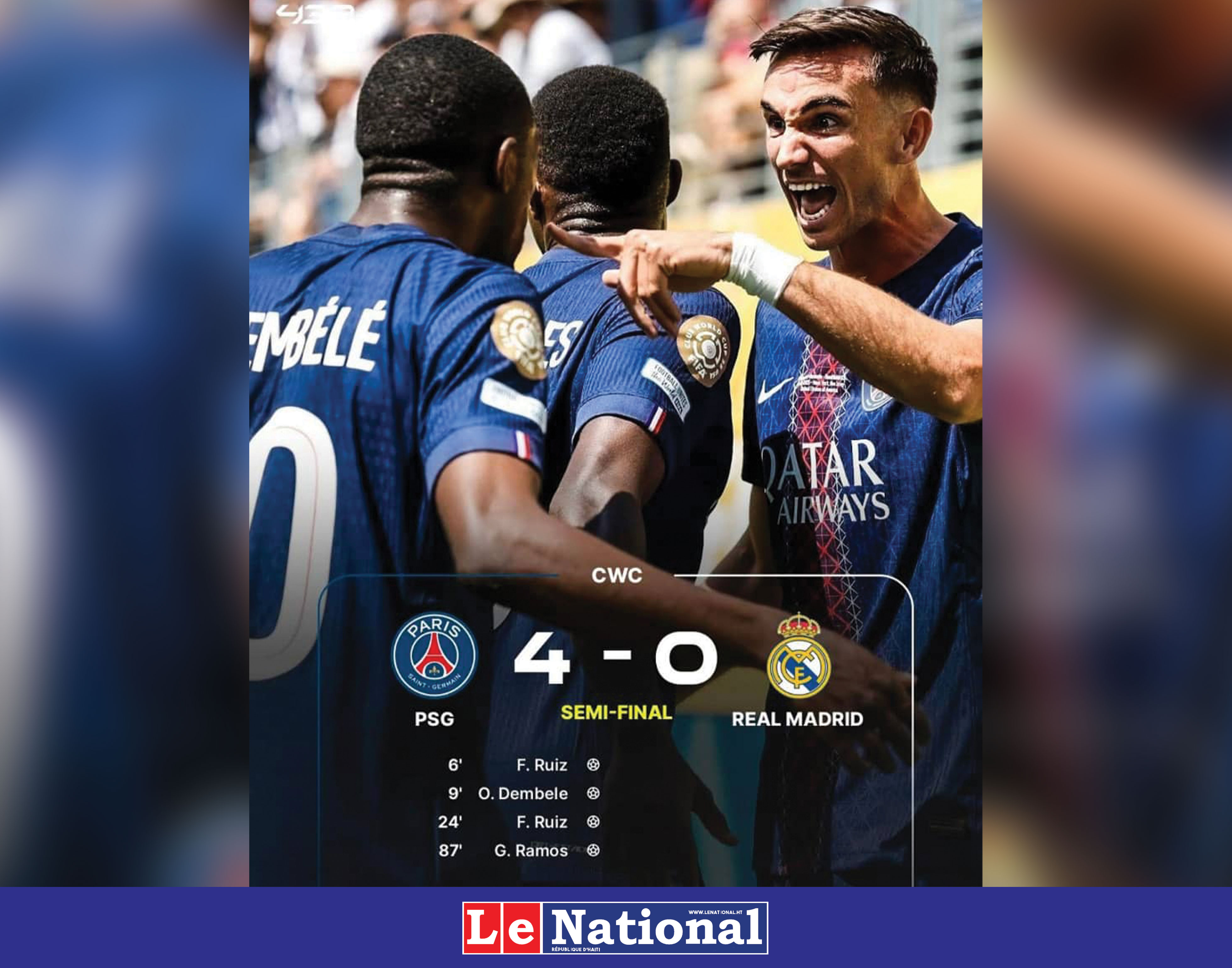 Le règne du Real Madrid s’achève brutalement par une humiliation face au PSG