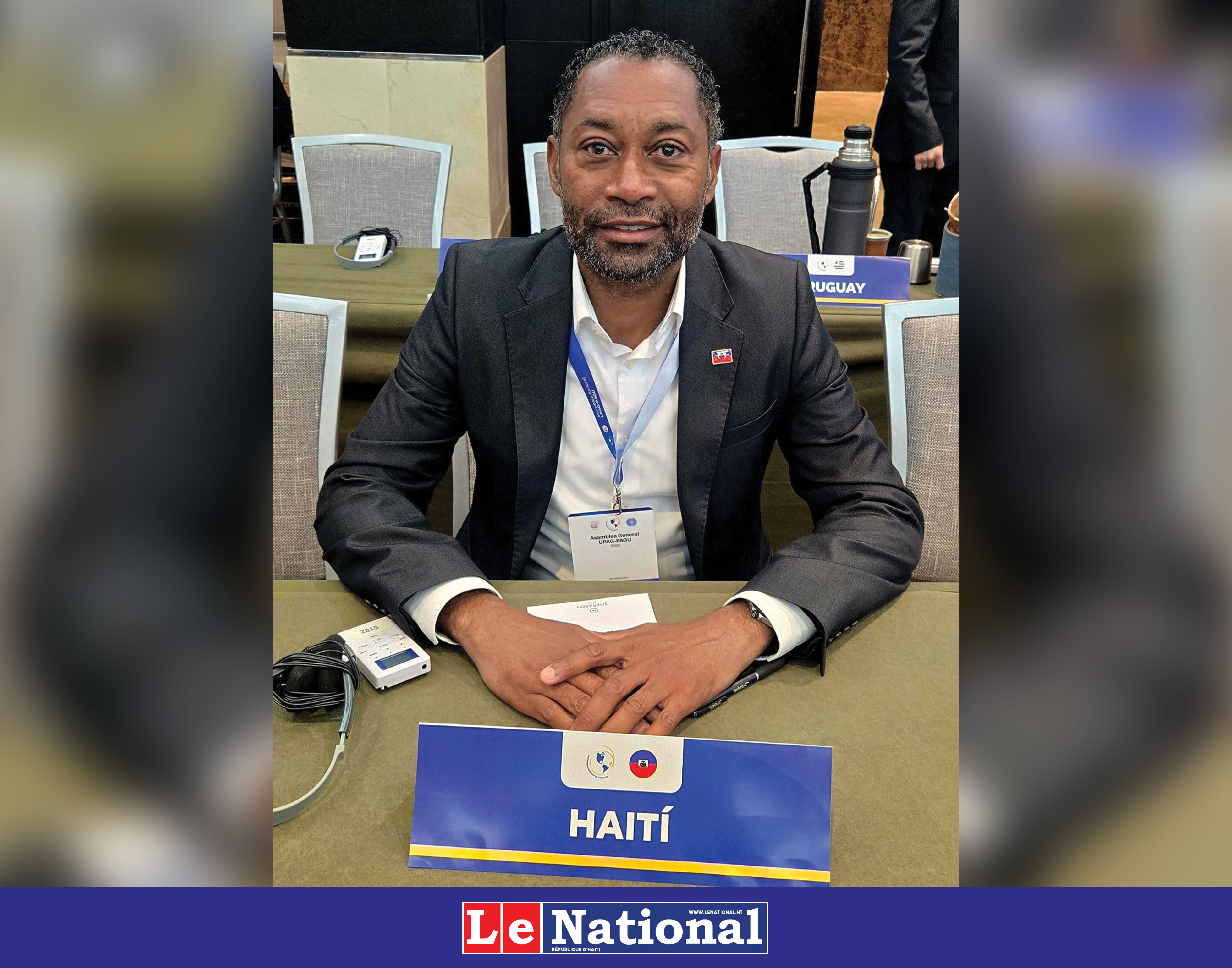 Ady Standley Timmer représente fièrement Haïti au Congrès de la PAGU !