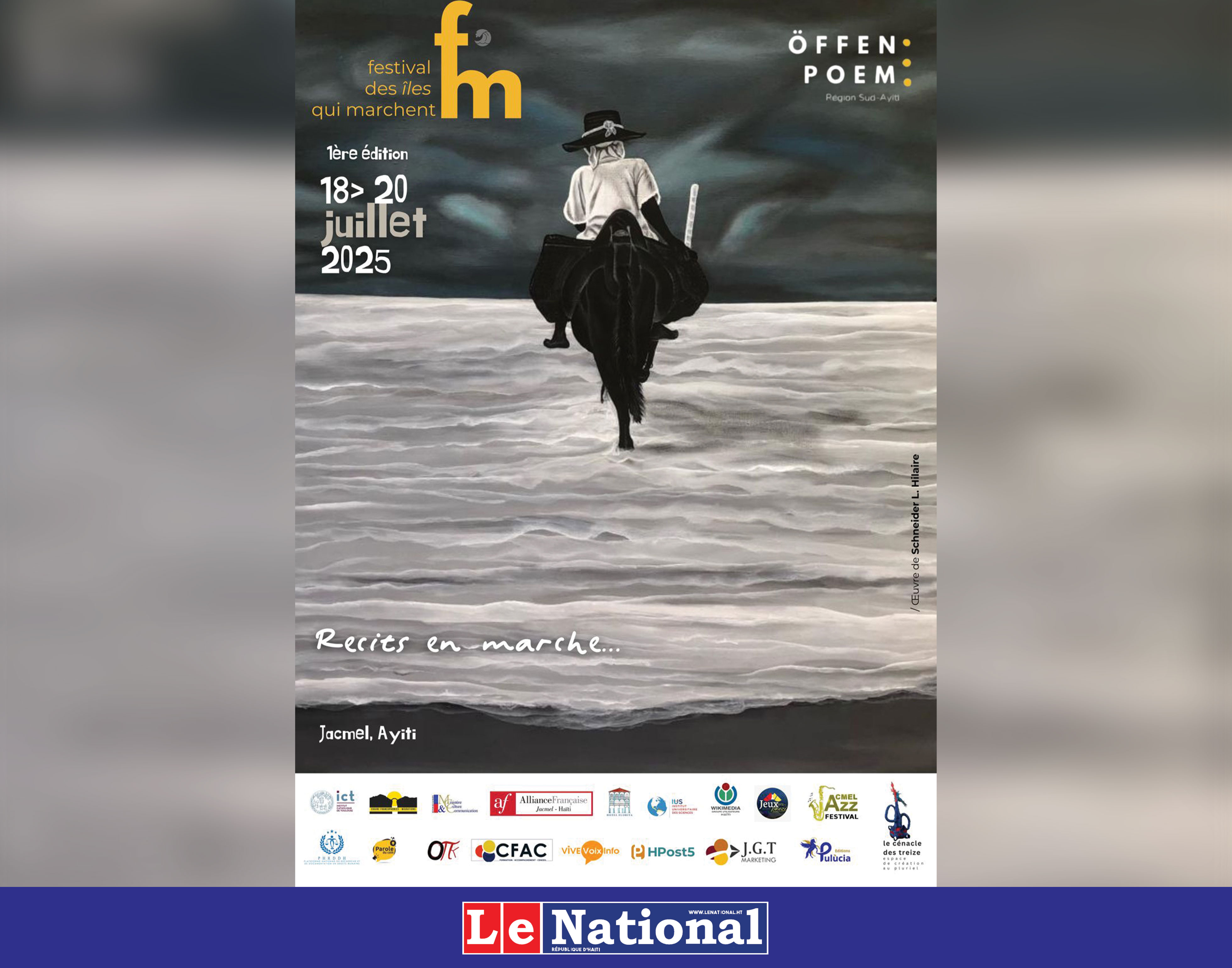 Le festival «Les îles qui marchent» lance ses premiers poèmes