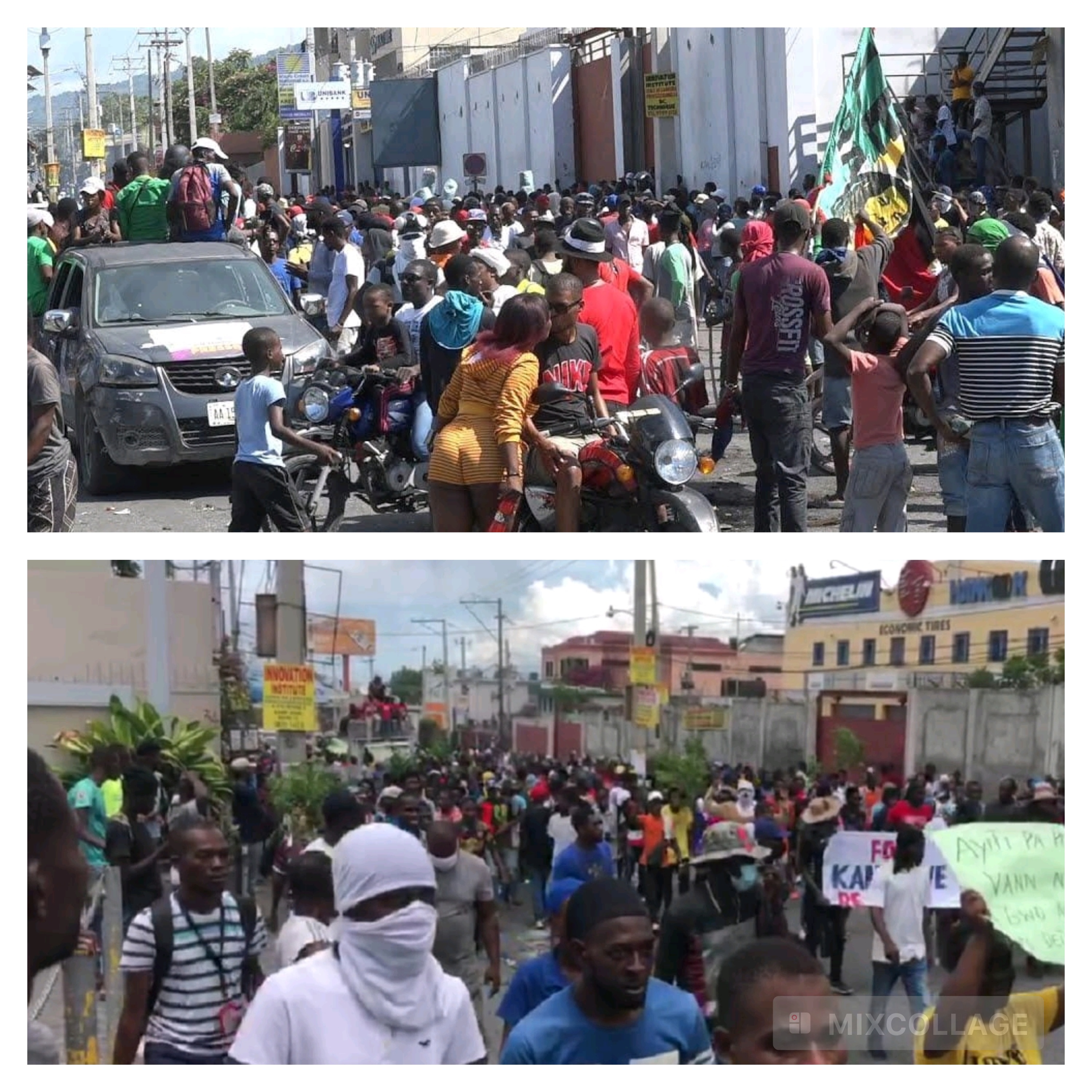 Haïti : Marche des personnes déplacées de Solino