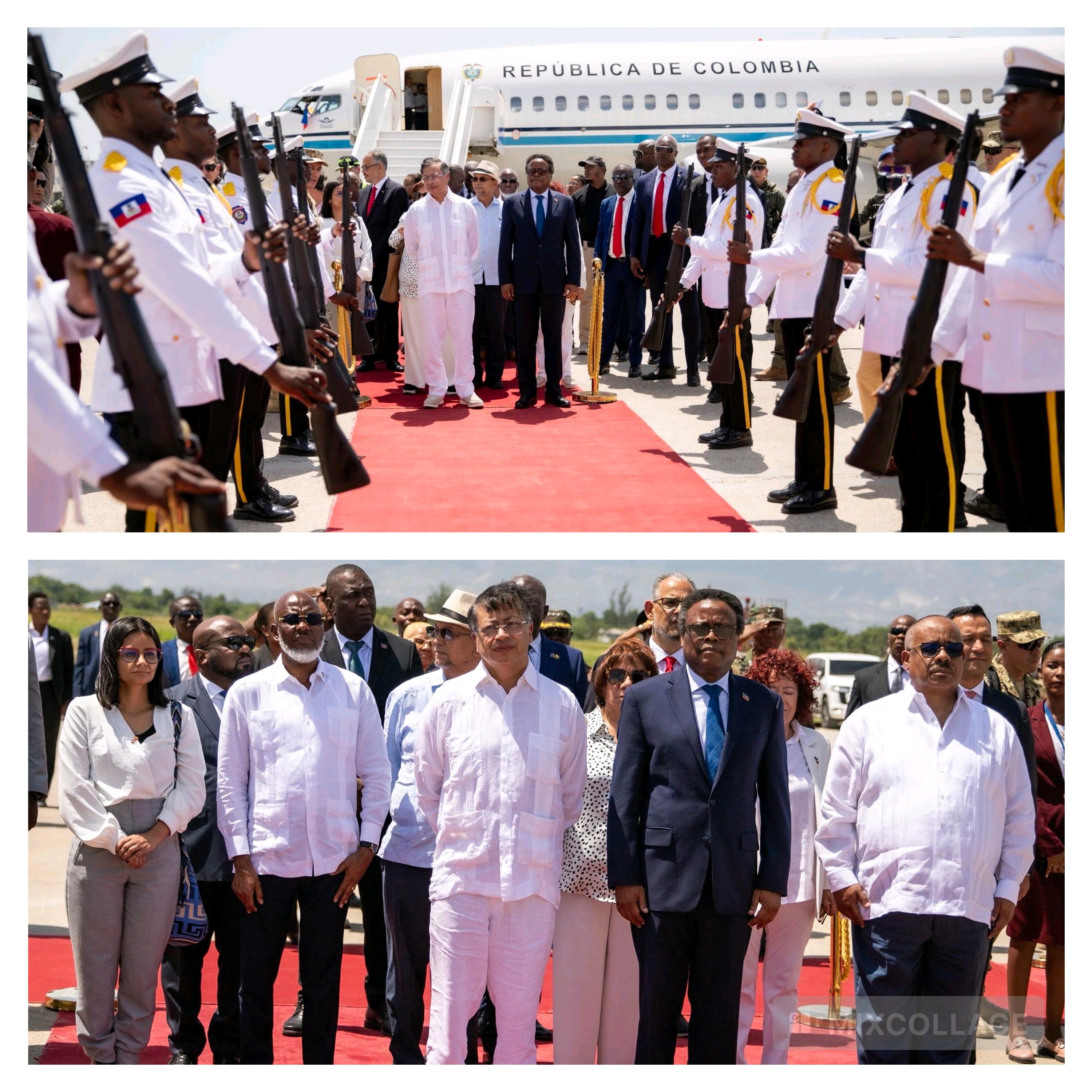 Deuxième visite officielle du président Gustavo Francisco Pétro Urrego en Haïti