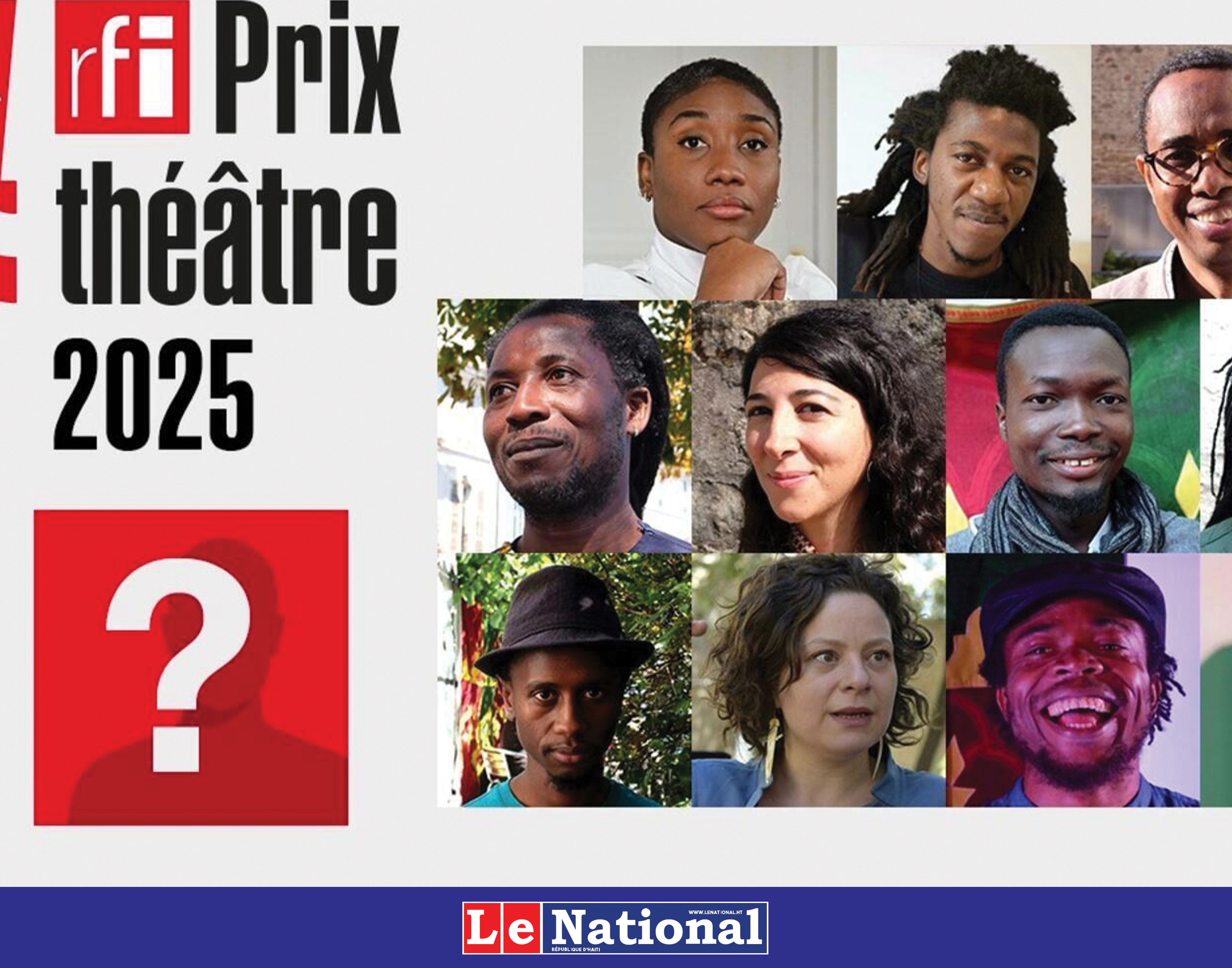 Trois dramaturges haïtiens présélectionnés pour le Prix Théâtre RFI 2025