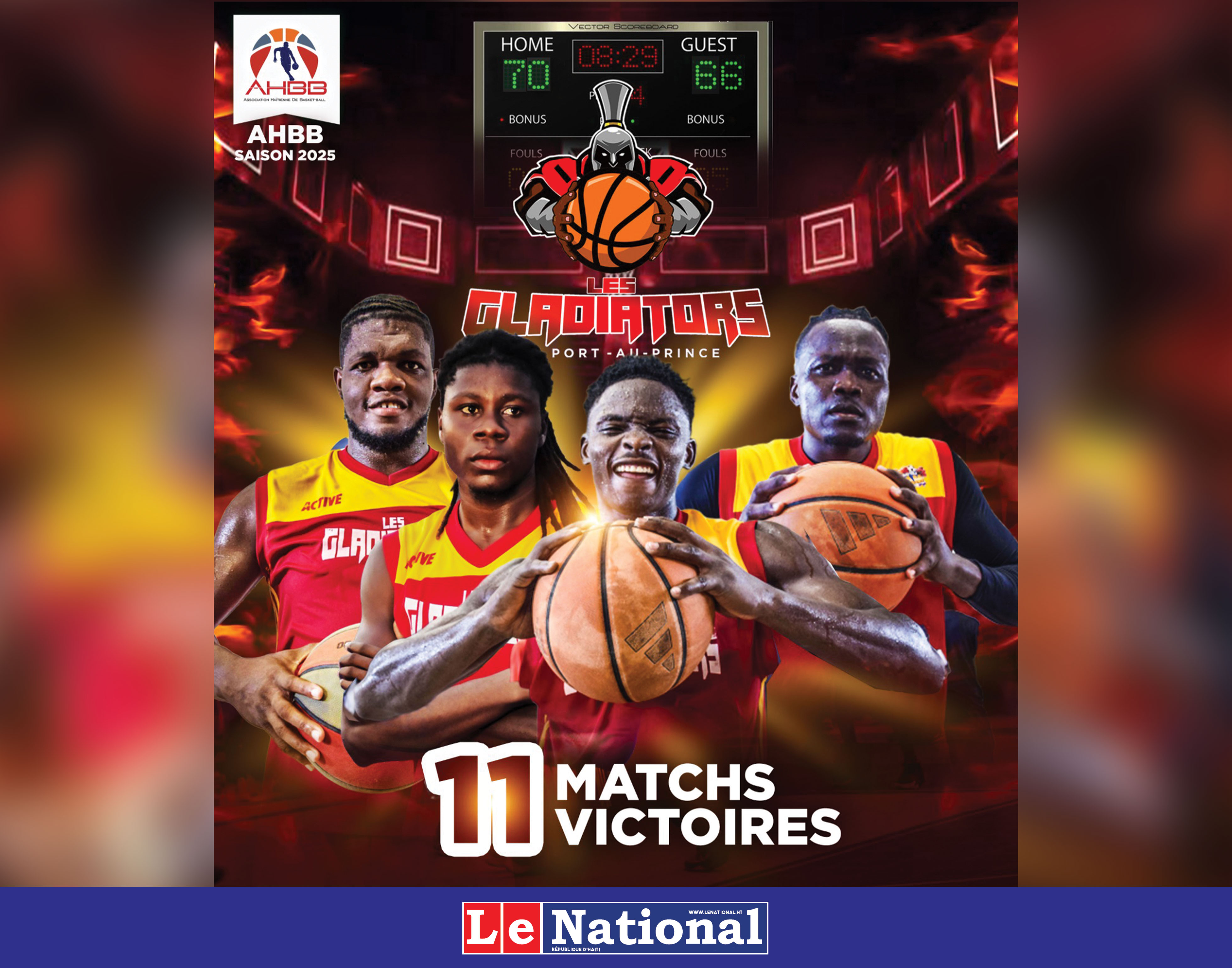 Les Gladiators règnent en maîtres !