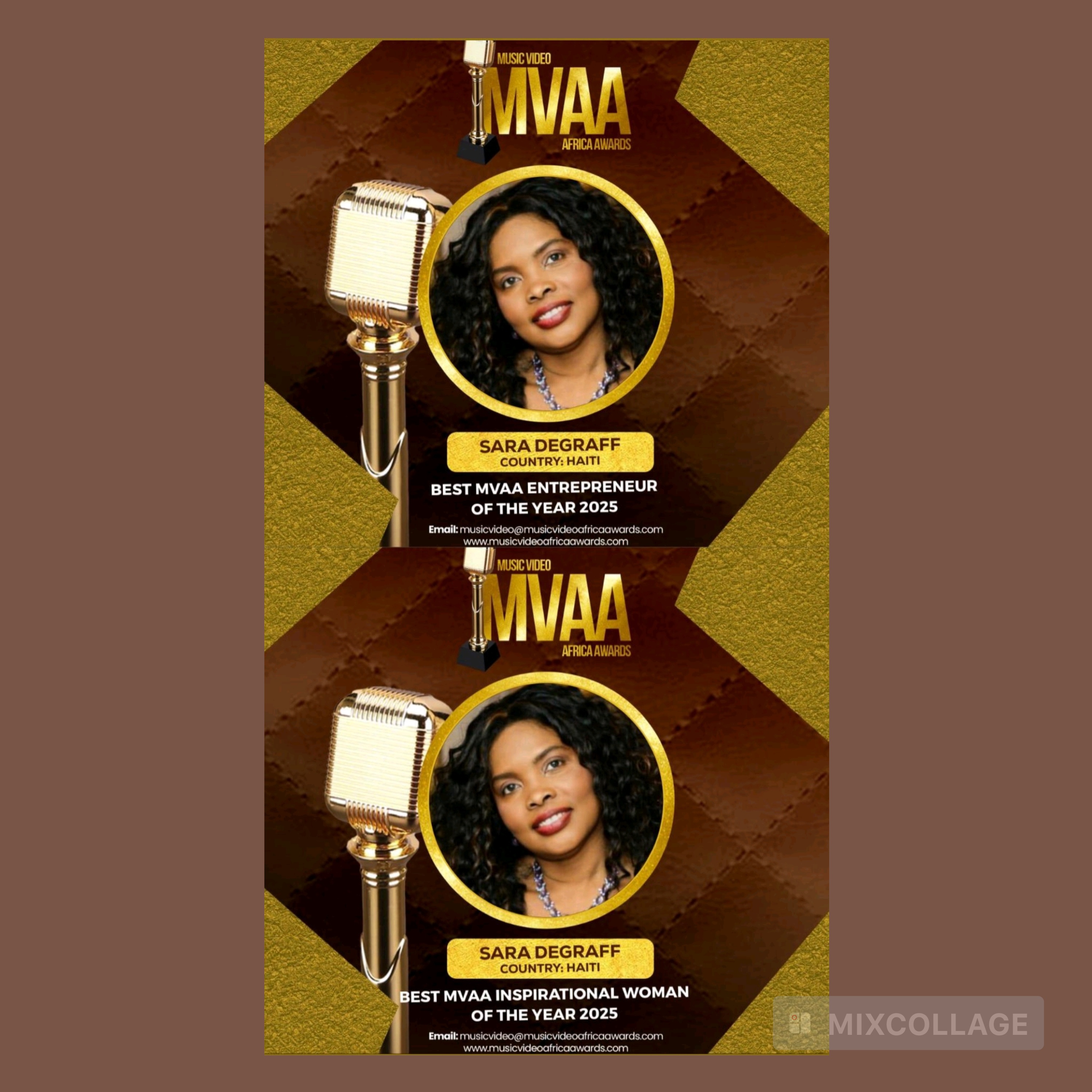MVAA AFRICA 2025 : Sara DeGraff, double nomination et voix de la poésie haïtienne