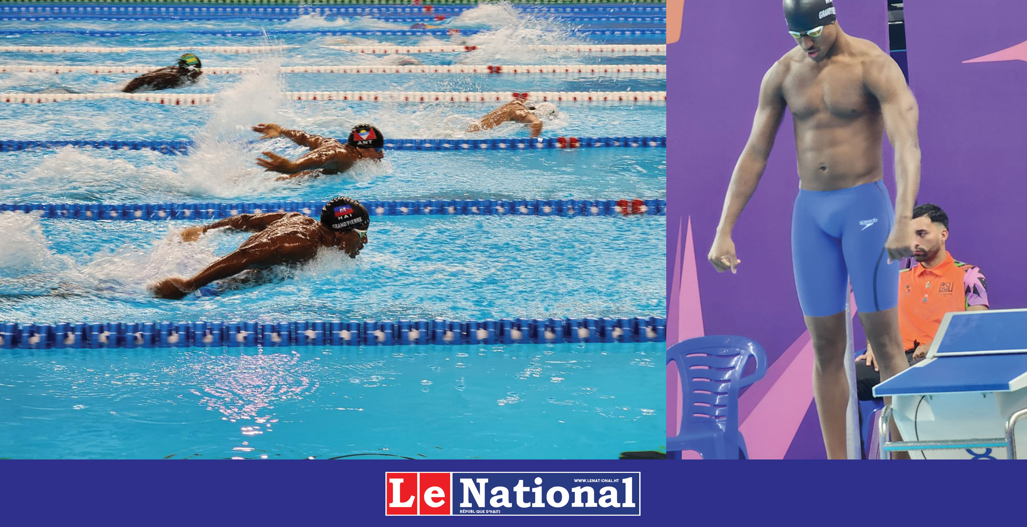 Le nageur Christian Vladimir Jérôme parmi les meilleurs du 100 m !